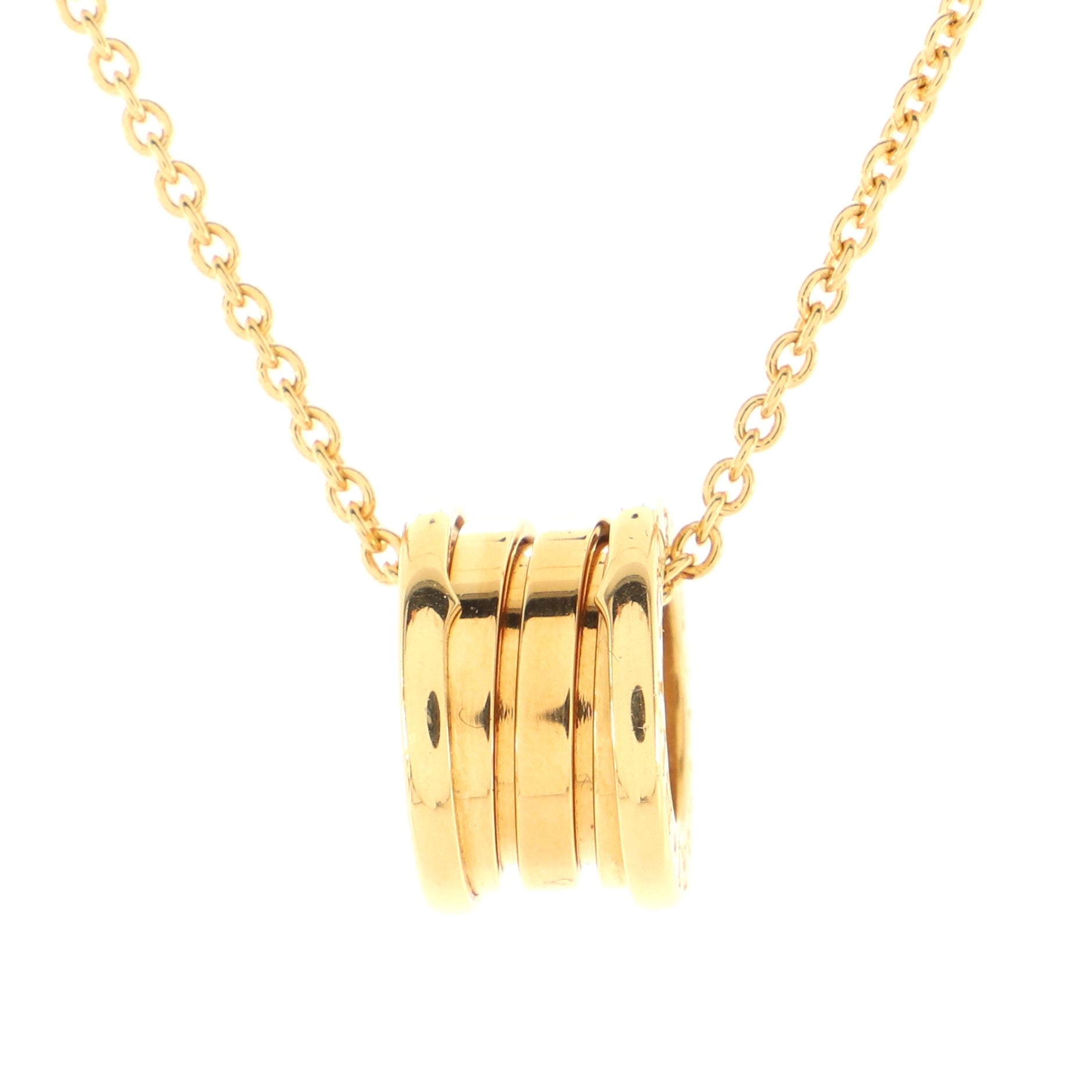 B.Zero1 Pendant Necklace 18K Yellow Gold Small