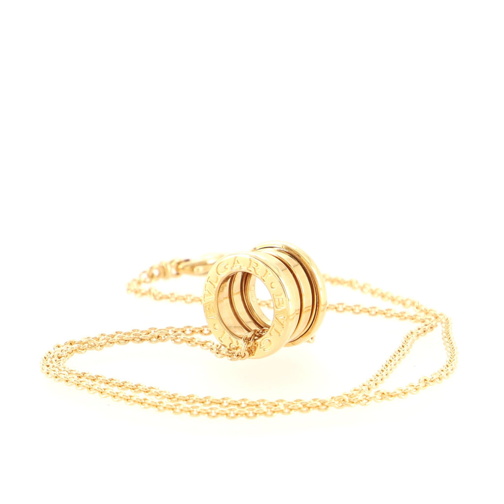 B.Zero1 Pendant Necklace 18K Yellow Gold Small