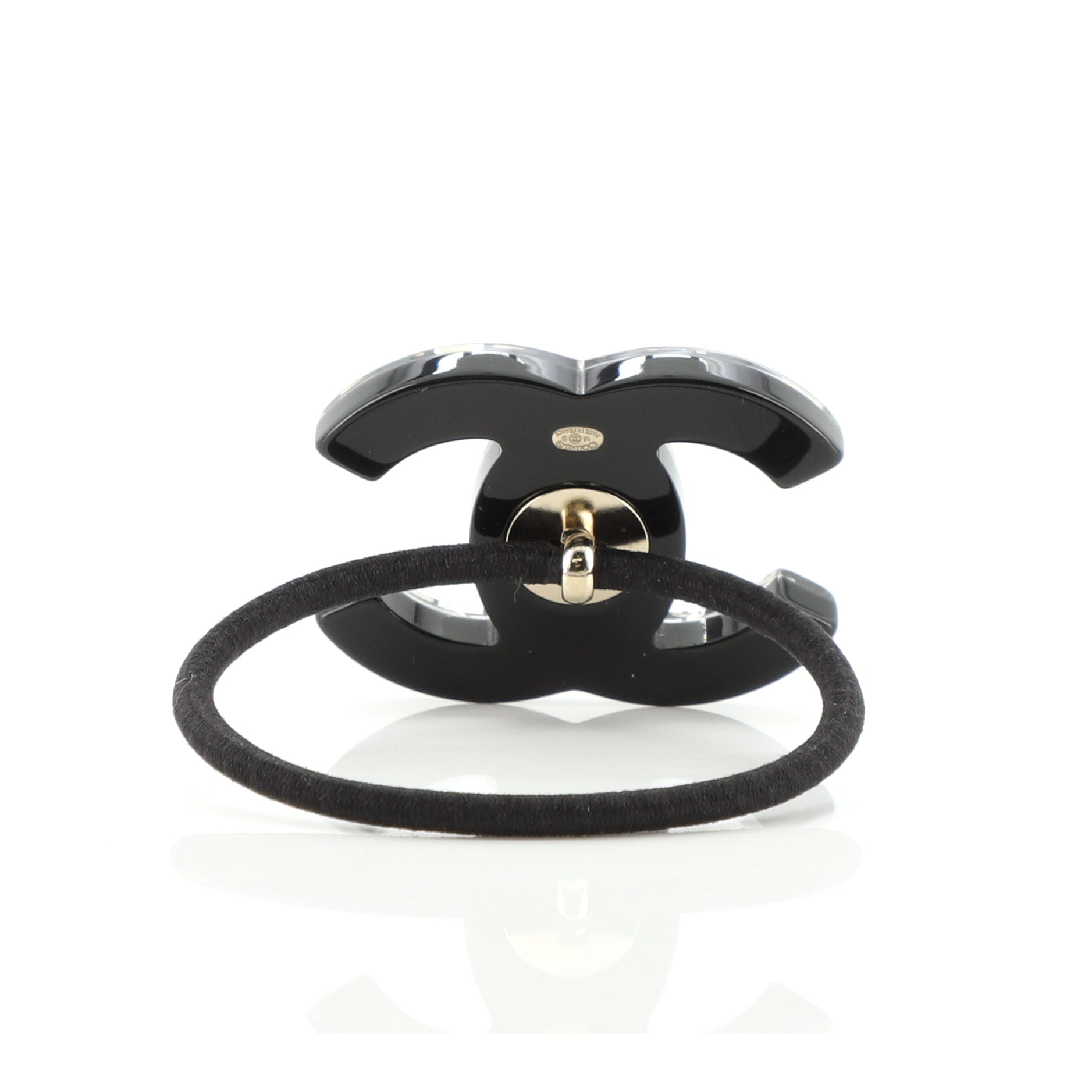 CC Logo Hair Tie Resin and Fabric XS