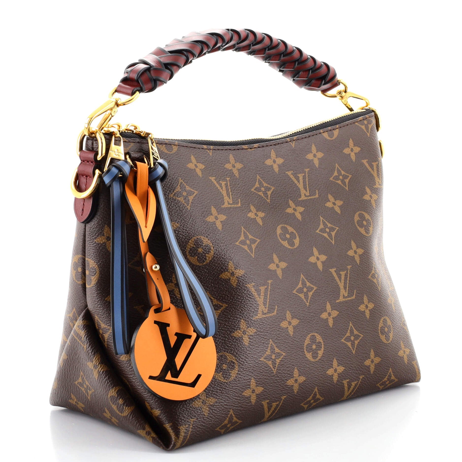 Braided Handle Beaubourg Hobo Monogram Canvas Mini