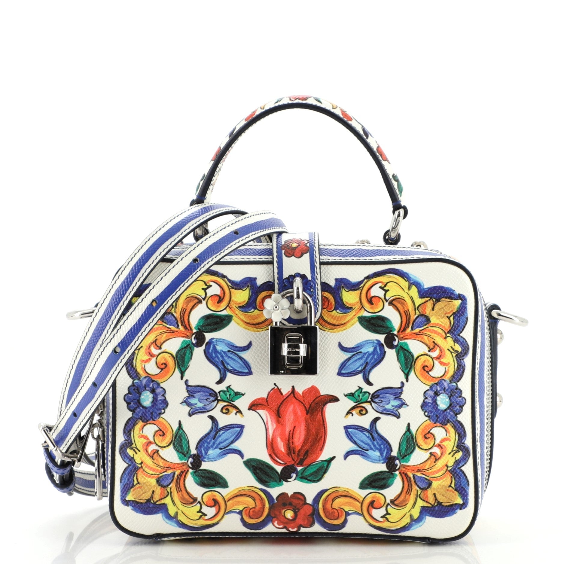 Rosaria Shoulder Bag Printed Leather Mini