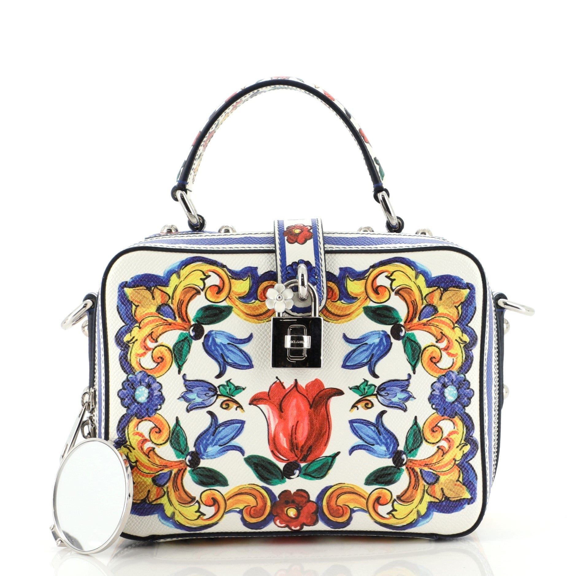 Rosaria Shoulder Bag Printed Leather Mini