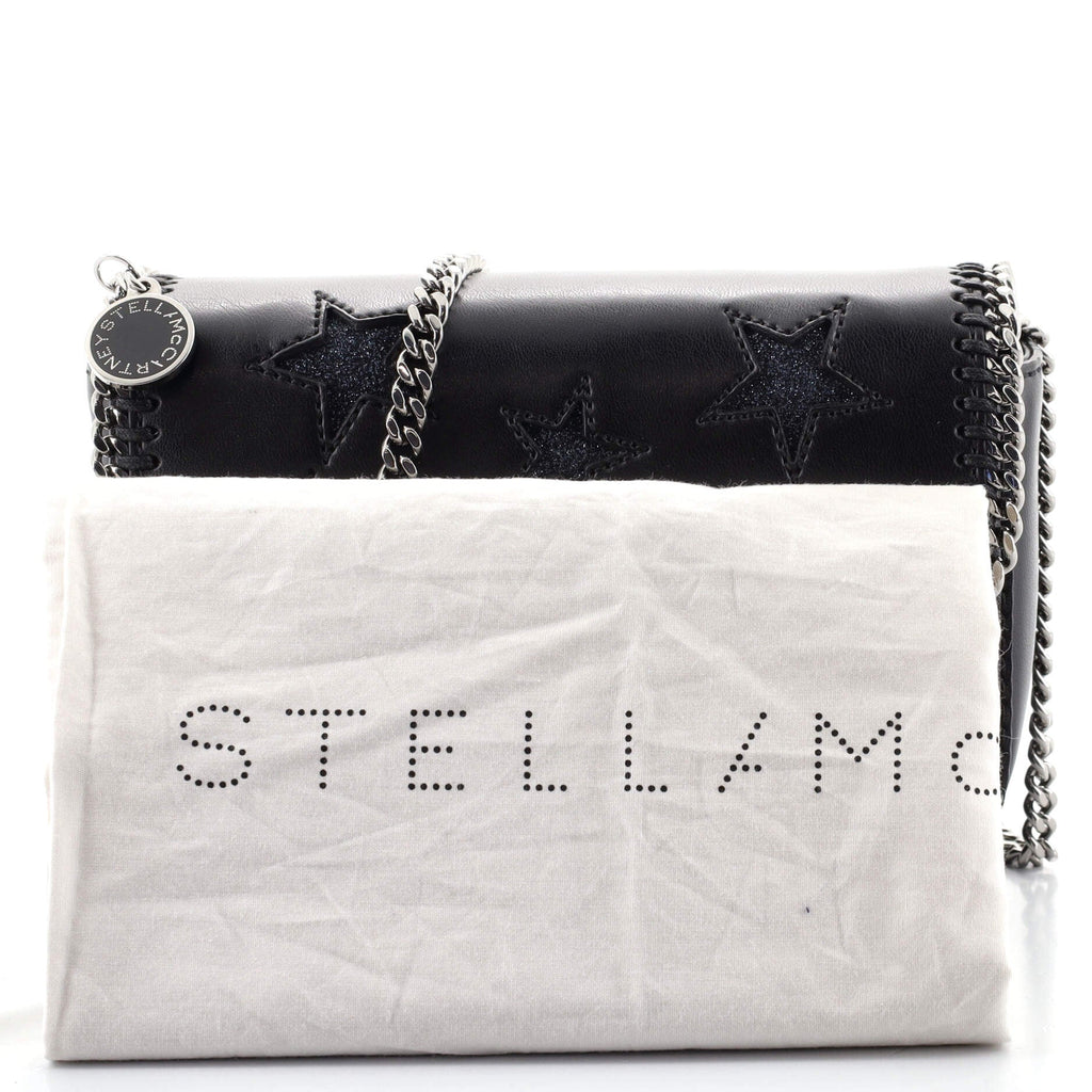 Falabella Box Shoulder Bag Faux Leather with Inlay Mini