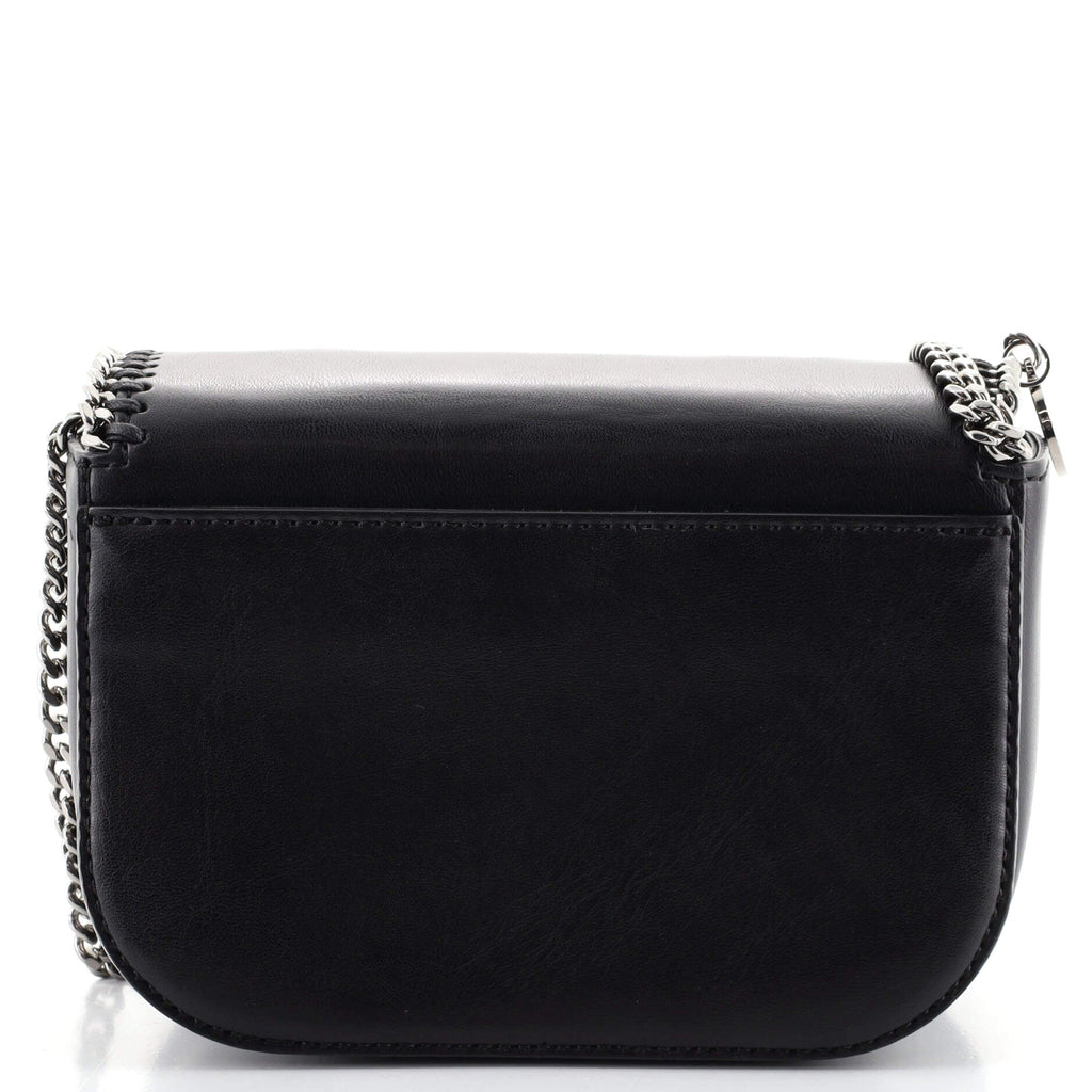Falabella Box Shoulder Bag Faux Leather with Inlay Mini