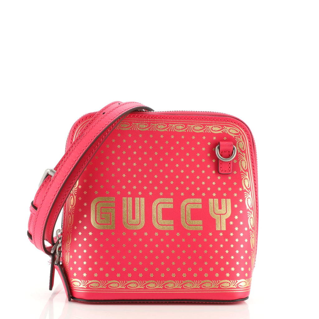 Dome Crossbody Bag Limited Edition Printed Leather Mini