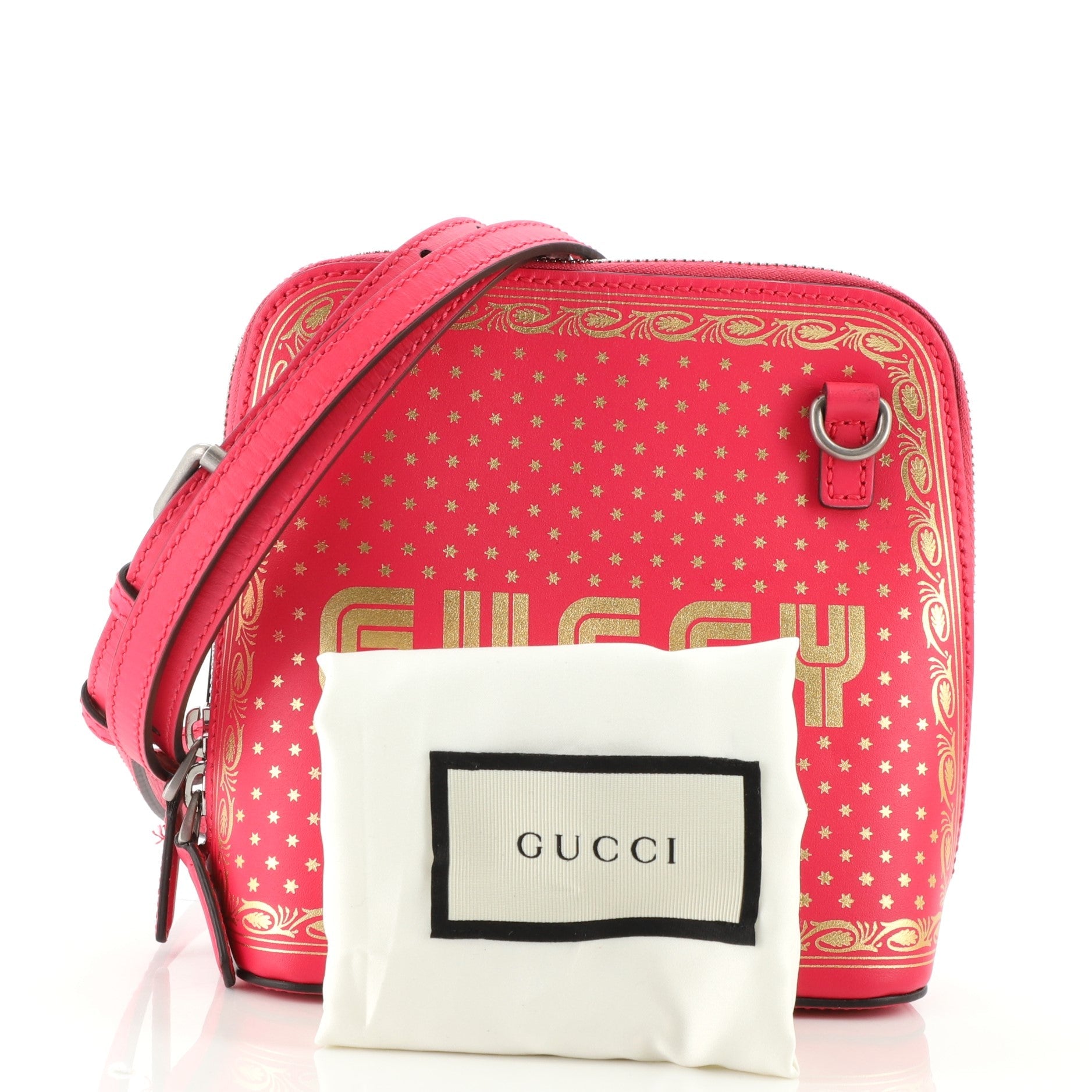Dome Crossbody Bag Limited Edition Printed Leather Mini