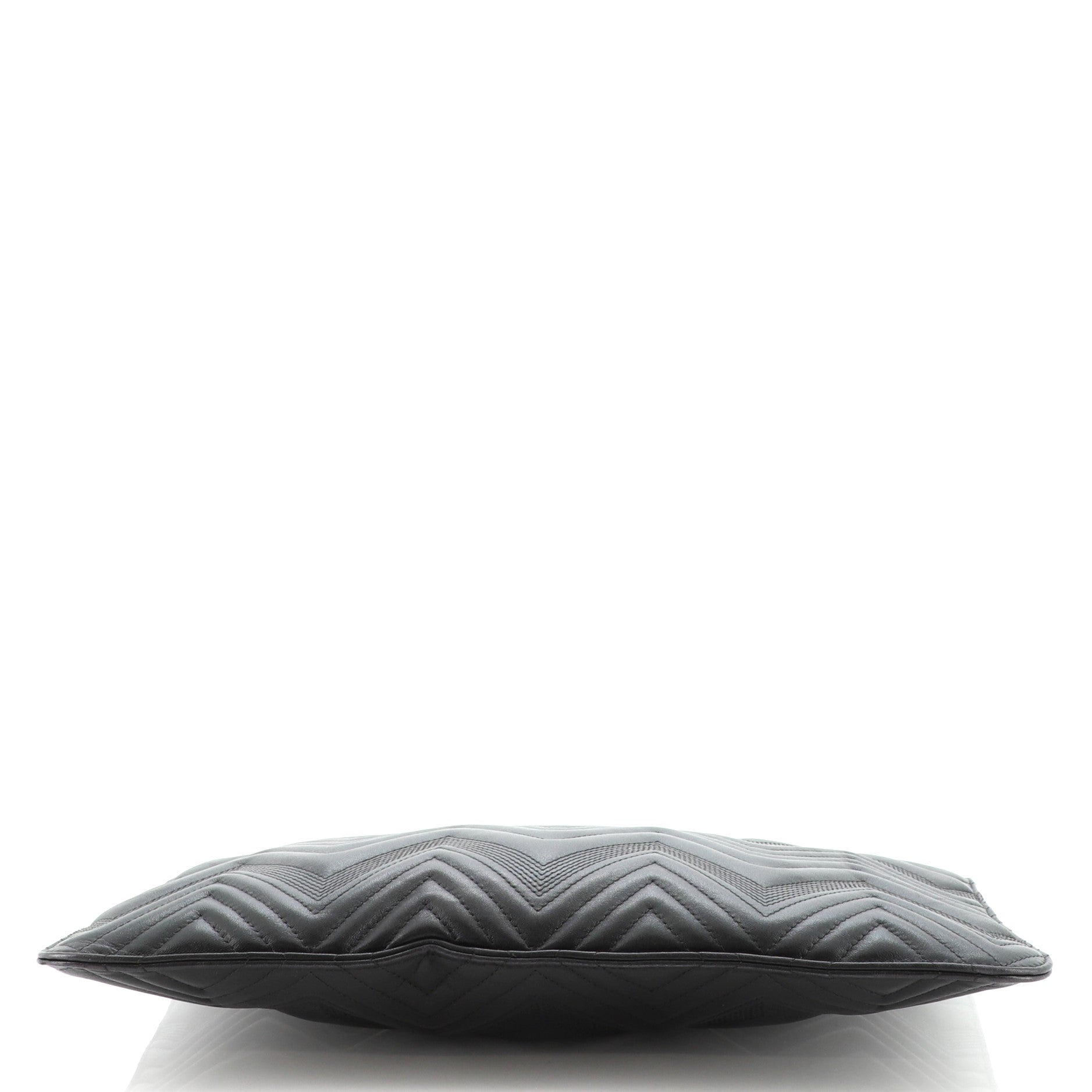 O Case Clutch Chevron Calfskin Large