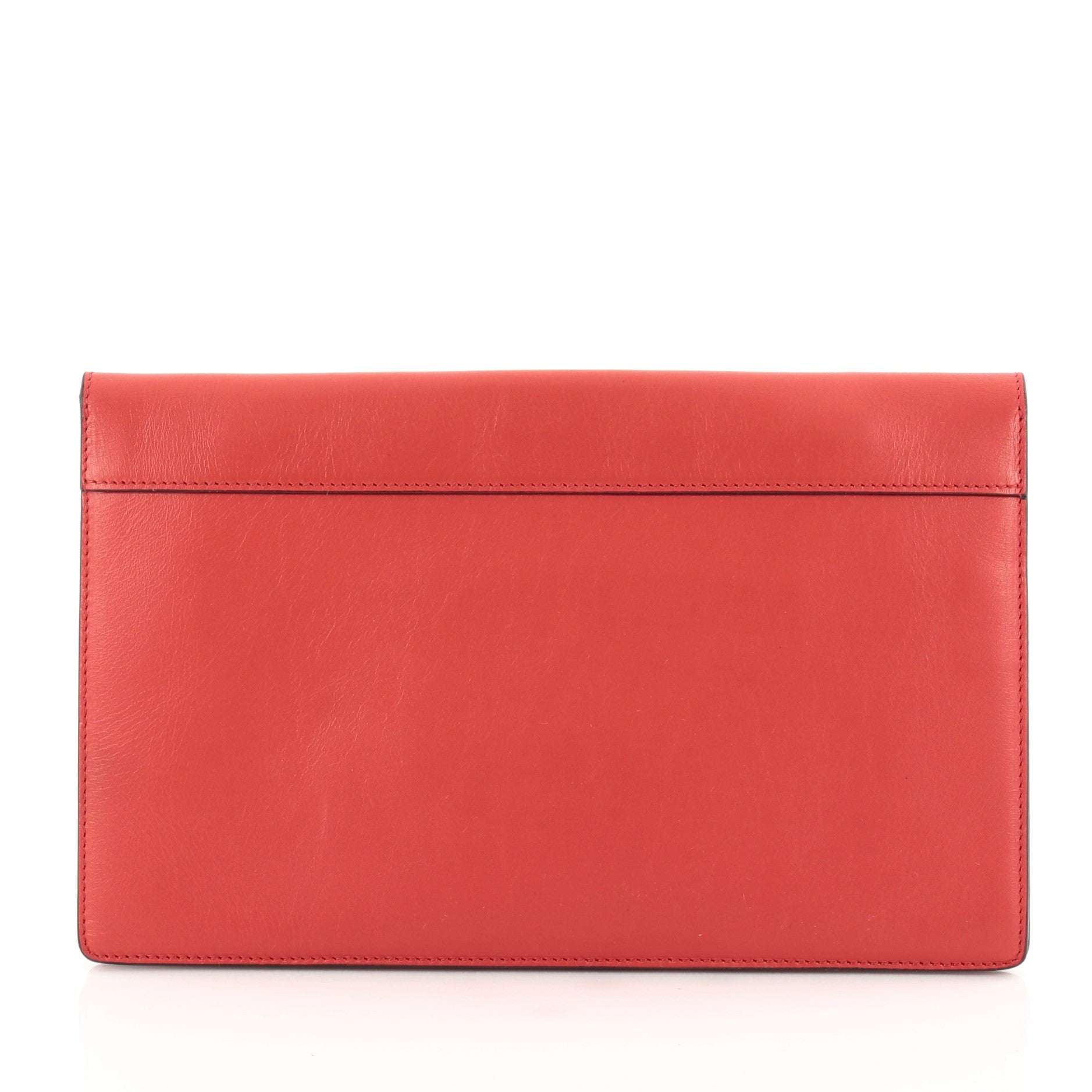 Diamond Clutch Leather and Suede Medium