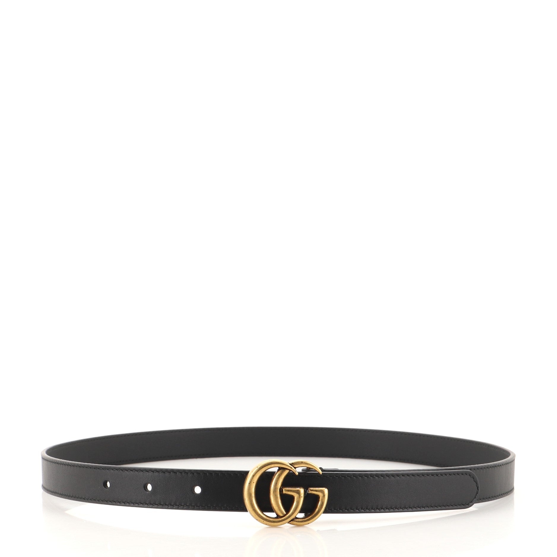 GG Marmont Belt Leather Thin 75