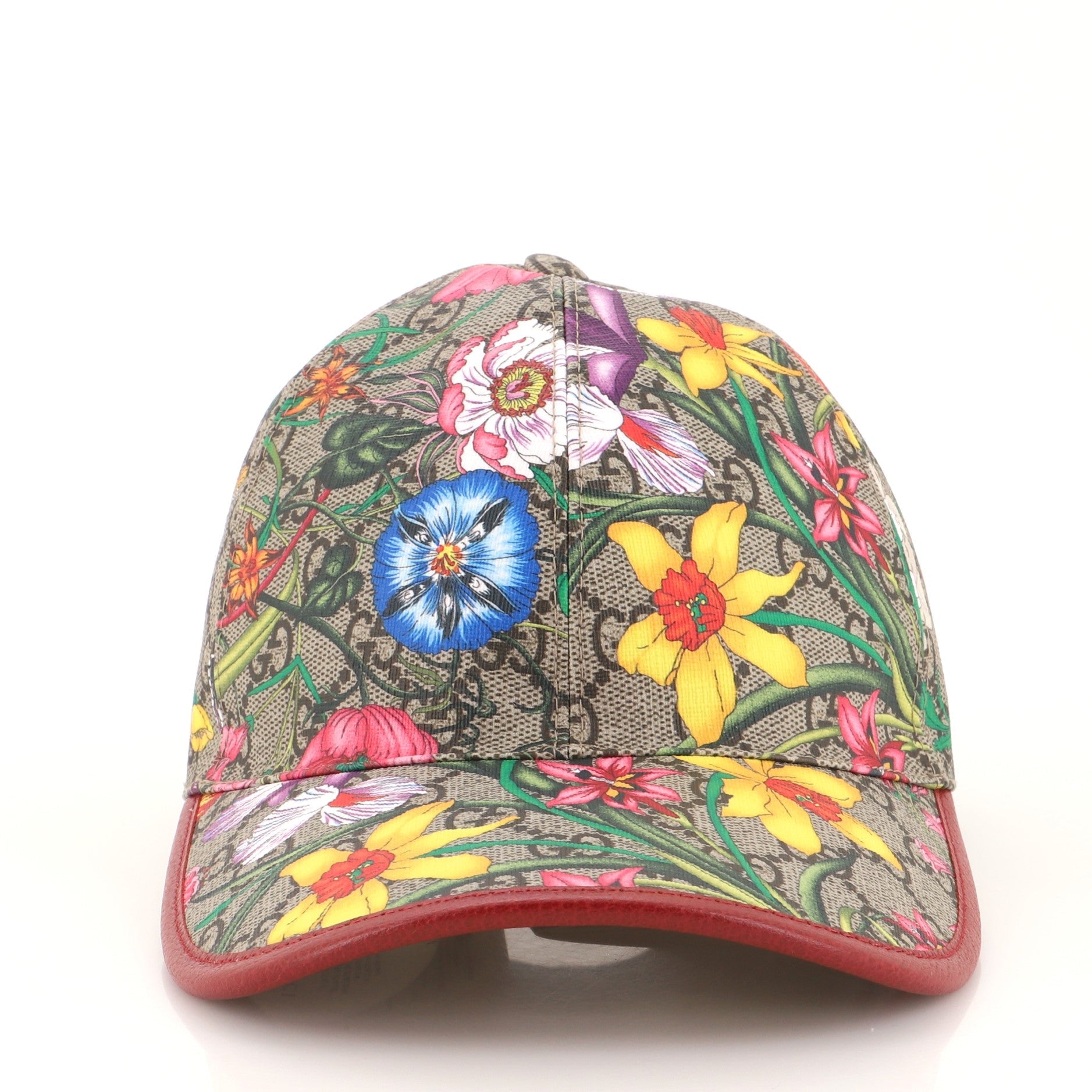 Baseball Cap Flora GG Coated Canvas Medium