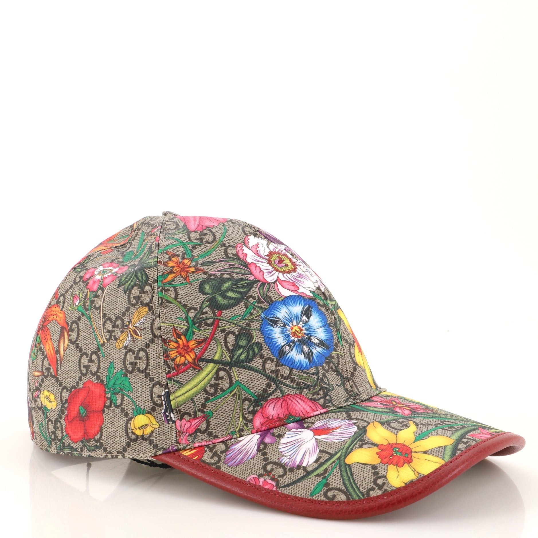 Baseball Cap Flora GG Coated Canvas Medium