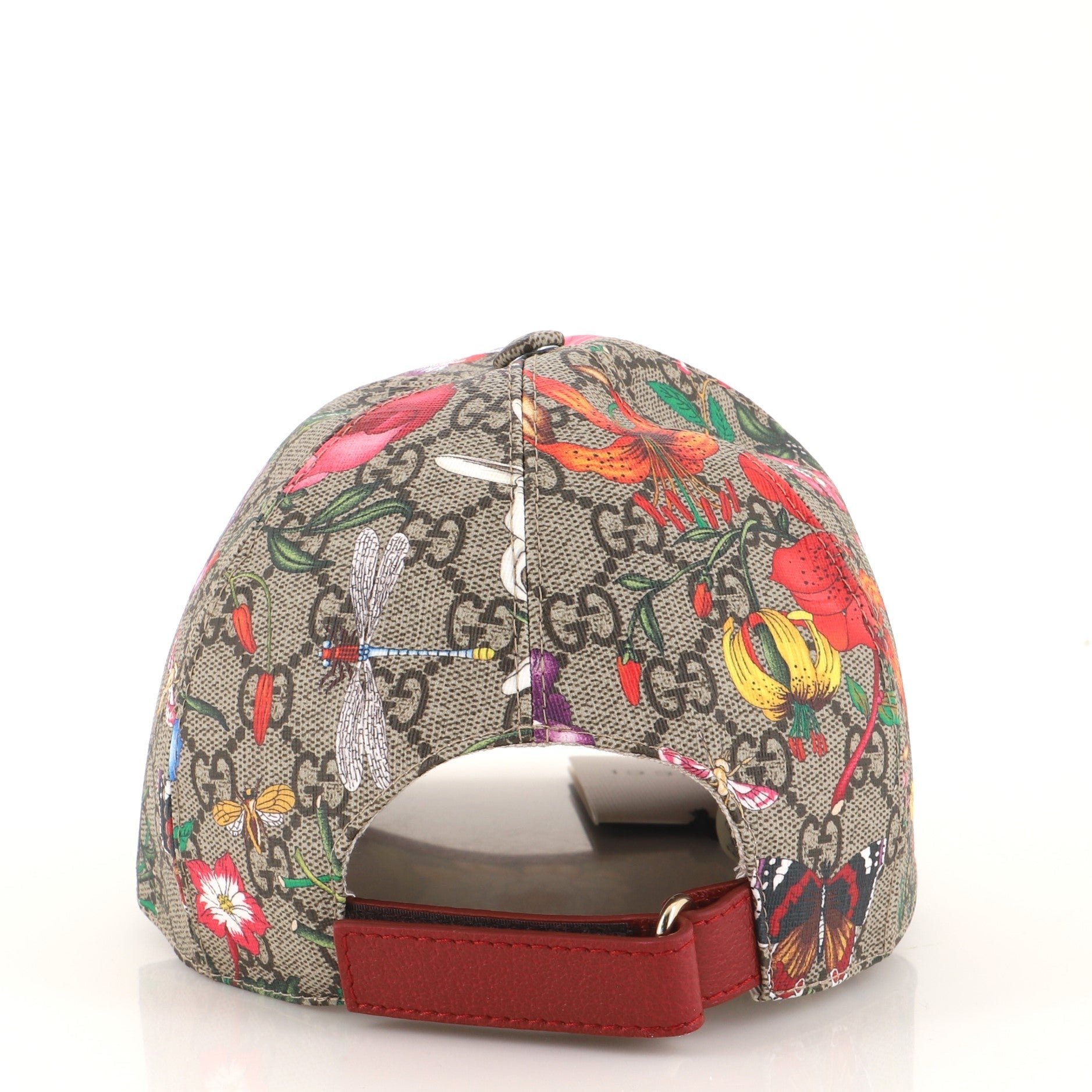 Baseball Cap Flora GG Coated Canvas Medium