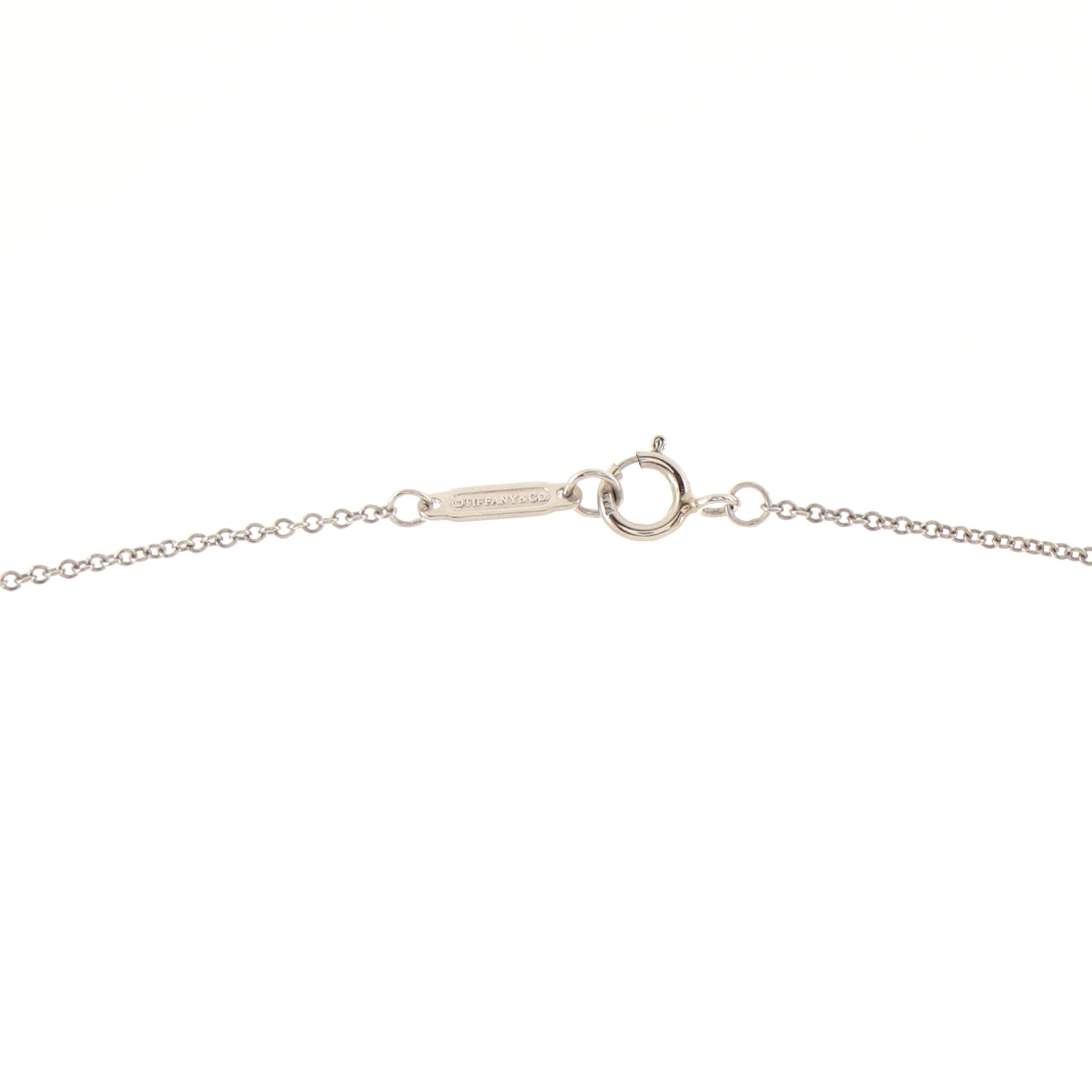 Moon Pendant Necklace Platinum with Diamonds