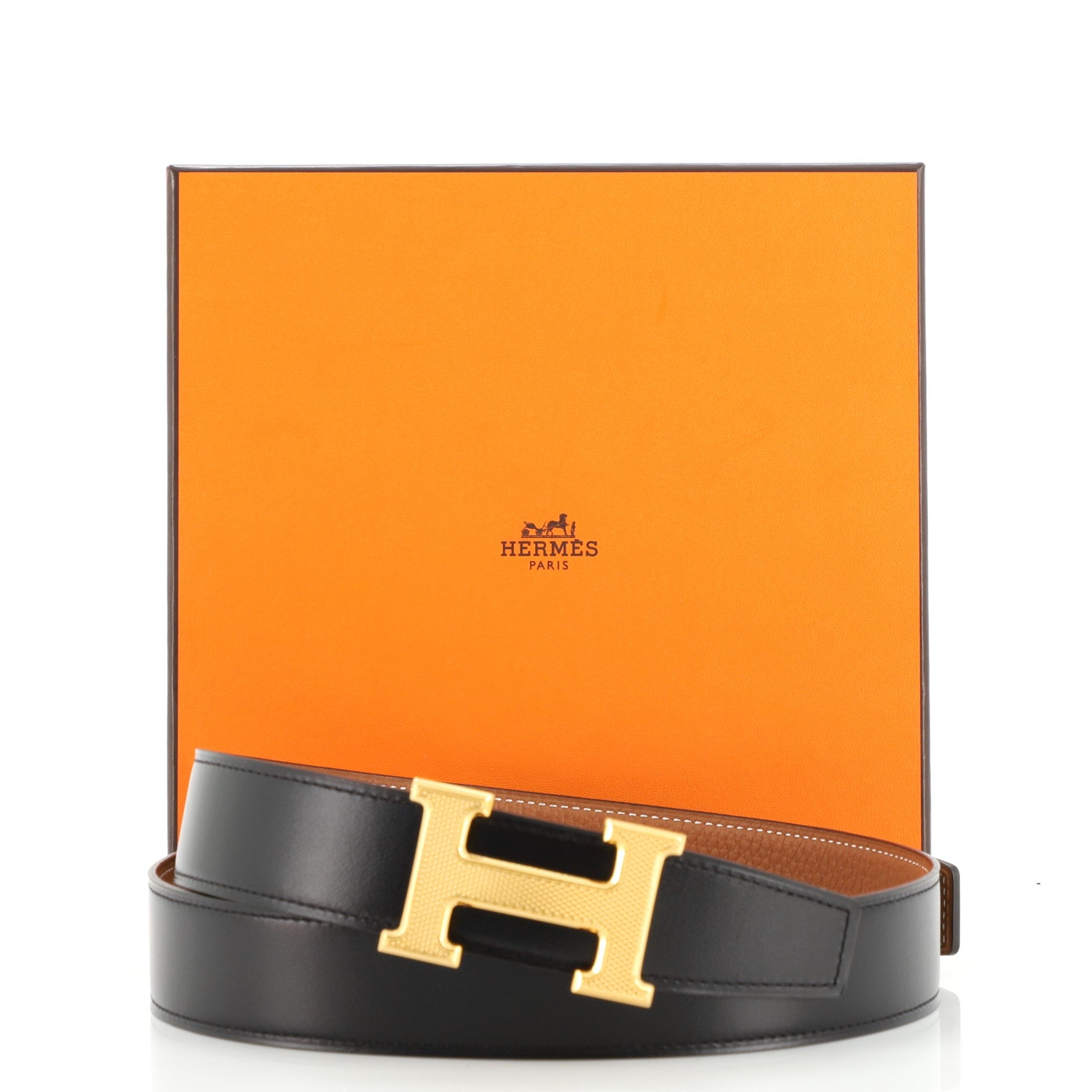 Constance Reversible Belt Leather Medium 85