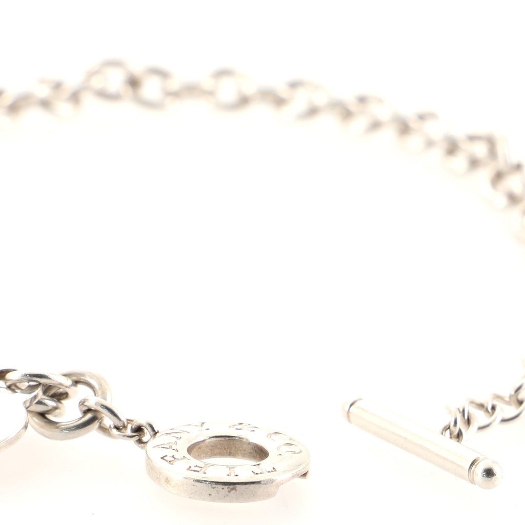Heart Tag Choker Necklace Sterling Silver