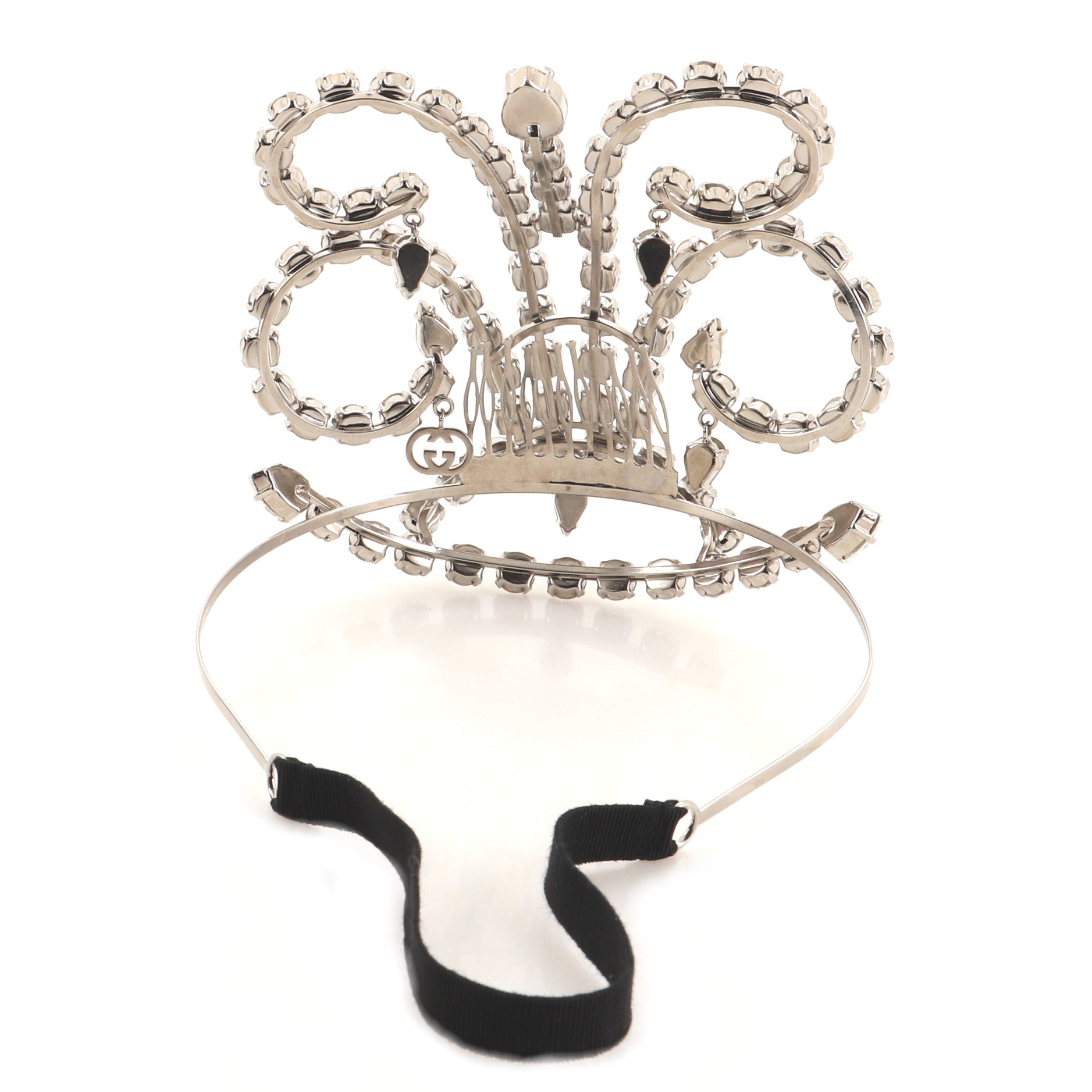 Le Palace Tiara Headband Metal with Crystal XS
