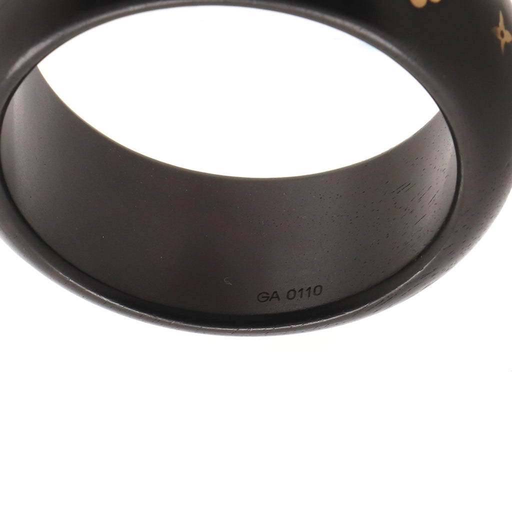 Sylvania Bangle Bracelet Wood with Metal GM