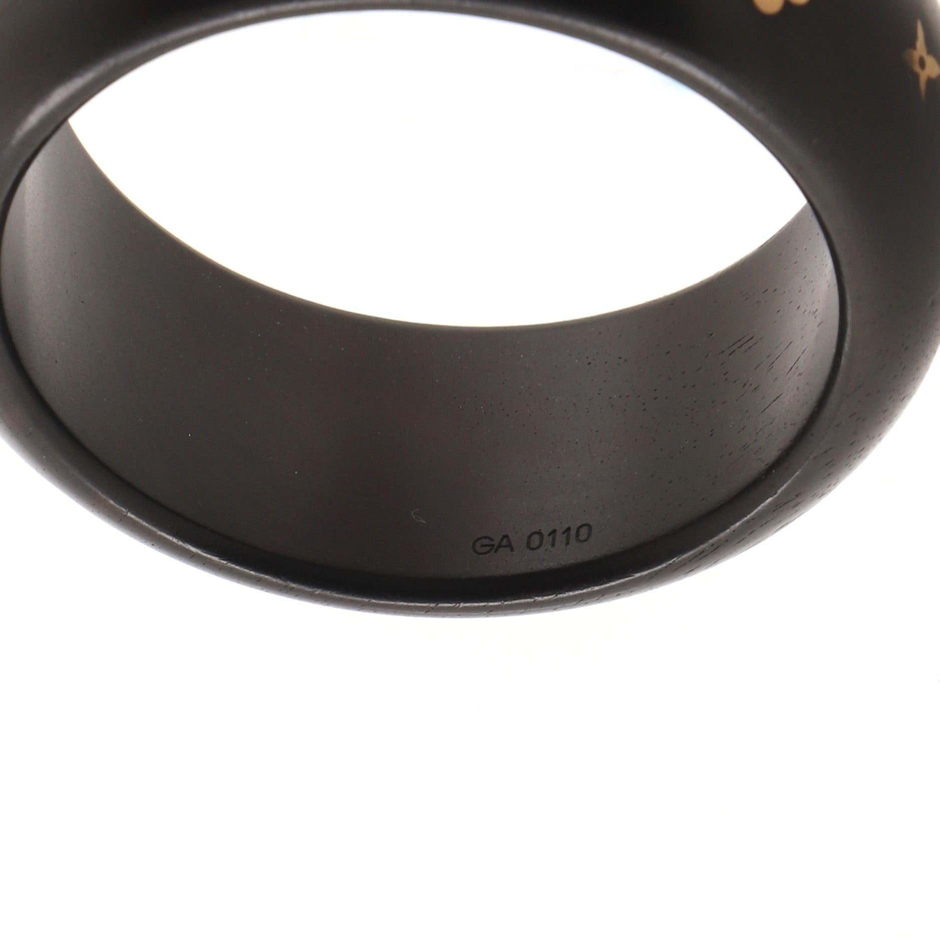 Sylvania Bangle Bracelet Wood with Metal GM