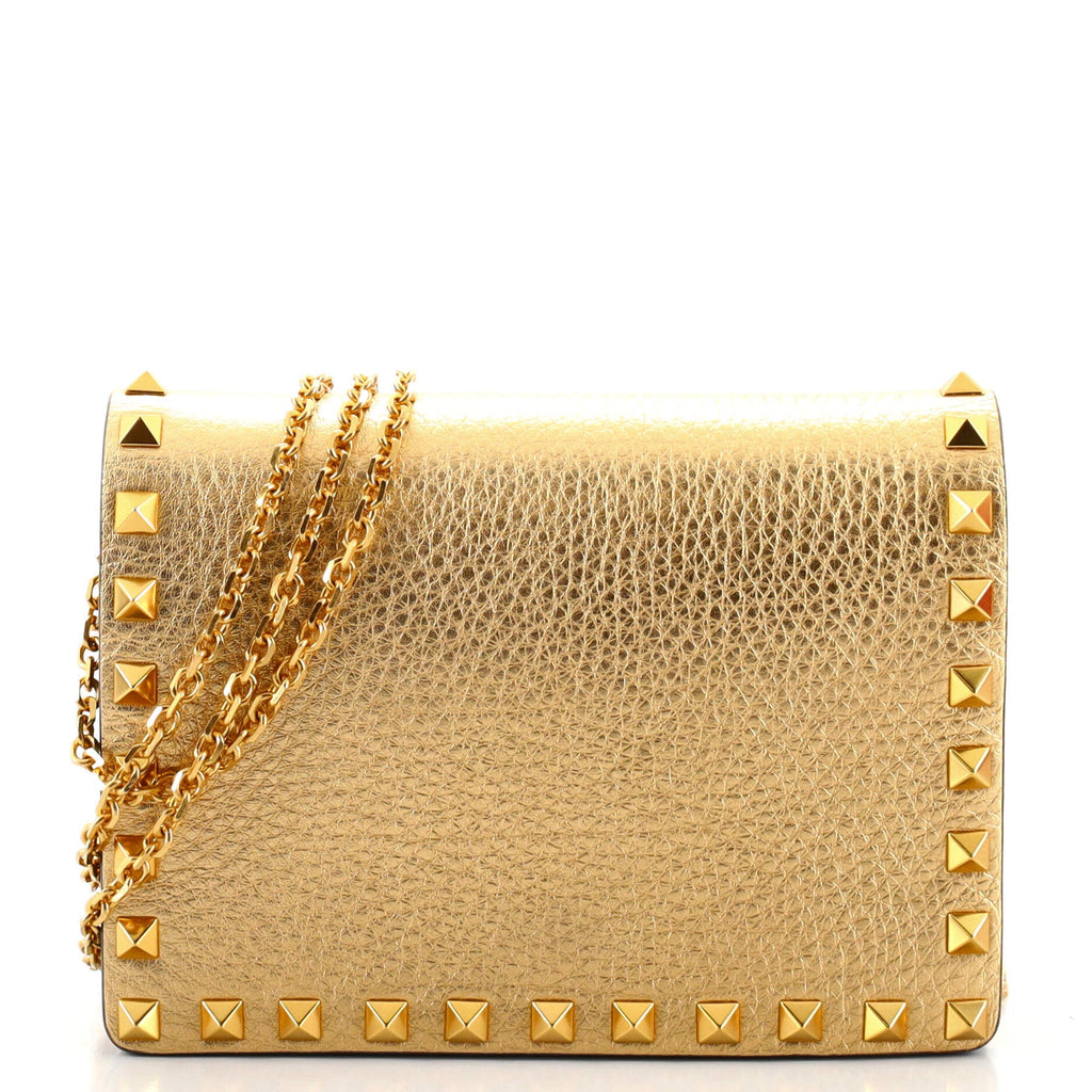 Rockstud Pouch Crossbody Bag Leather Mini