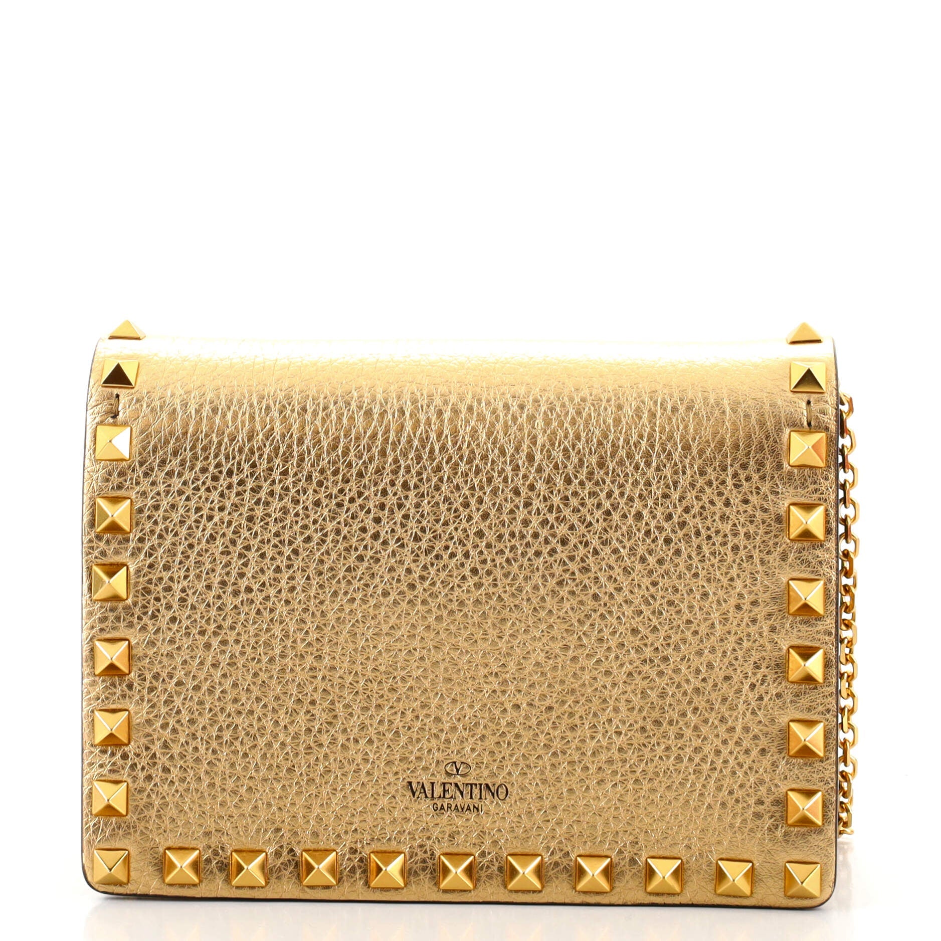 Rockstud Pouch Crossbody Bag Leather Mini