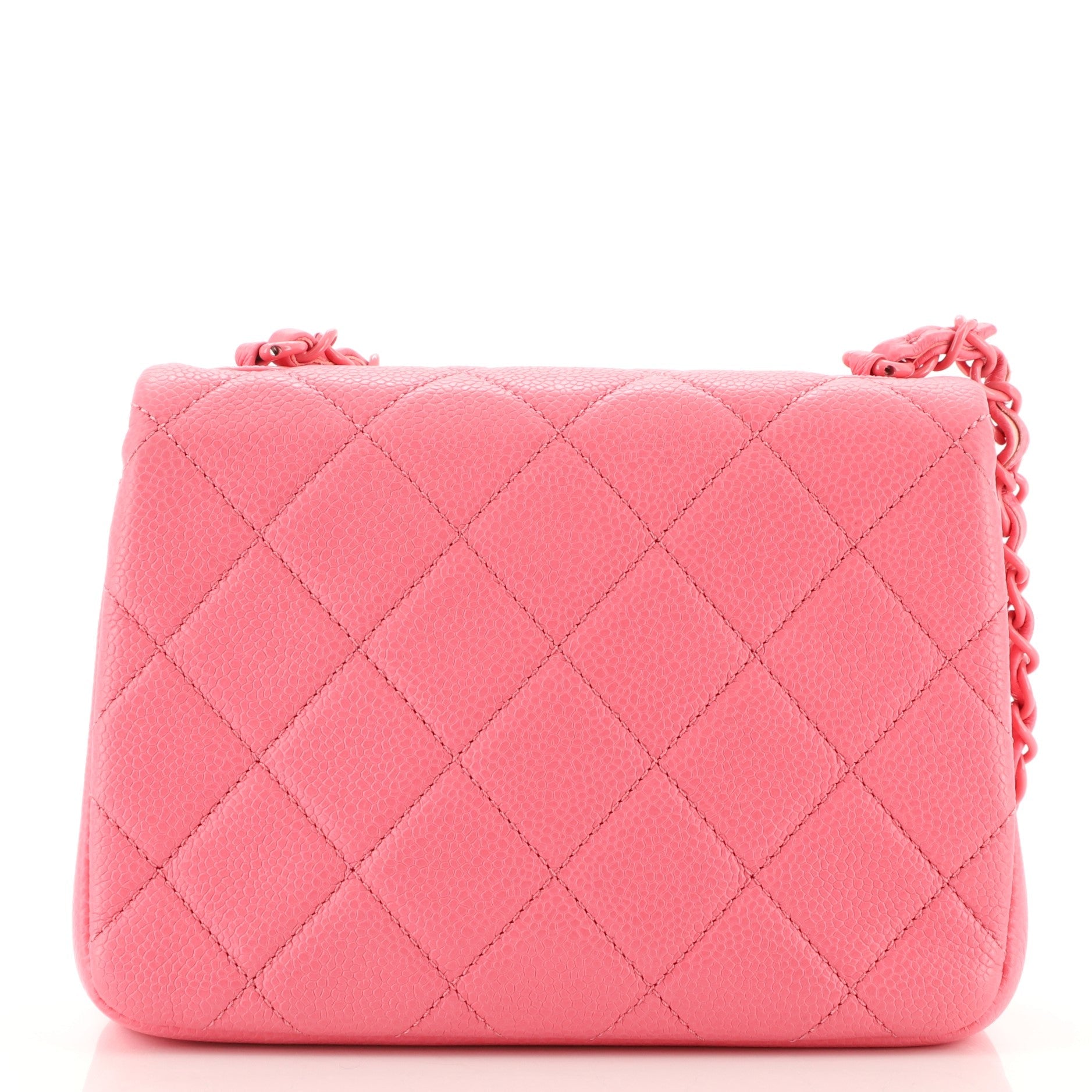 Incognito Square Flap Bag Quilted Caviar Mini
