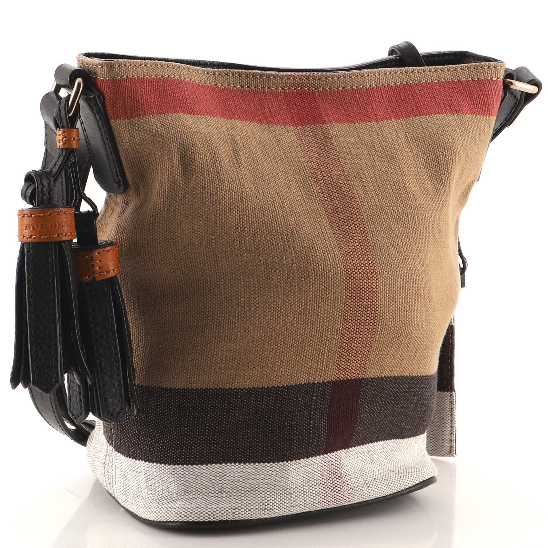 Ashby Bag House Check Canvas with Leather Mini