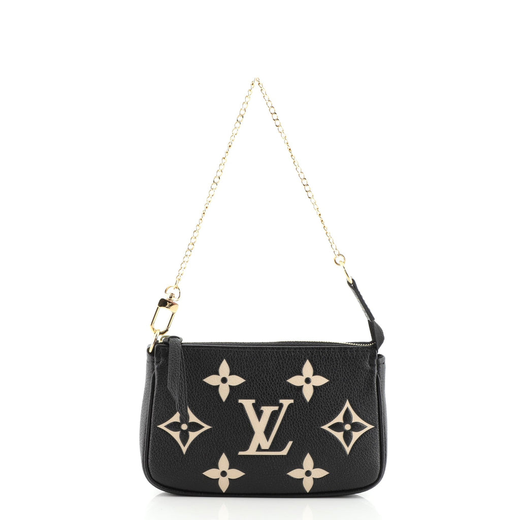Pochette Accessoires Bicolor Monogram Empreinte Giant Mini