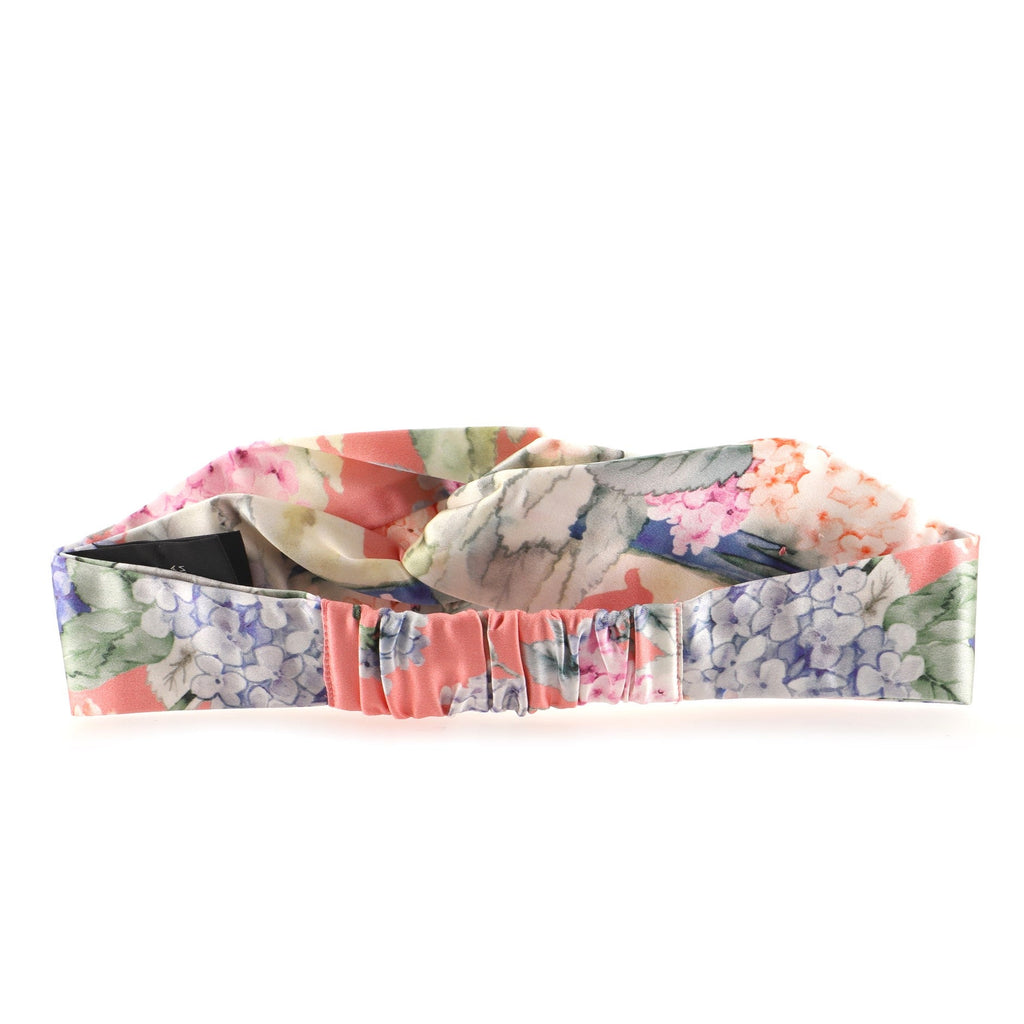 Headband Floral Print Silk XS