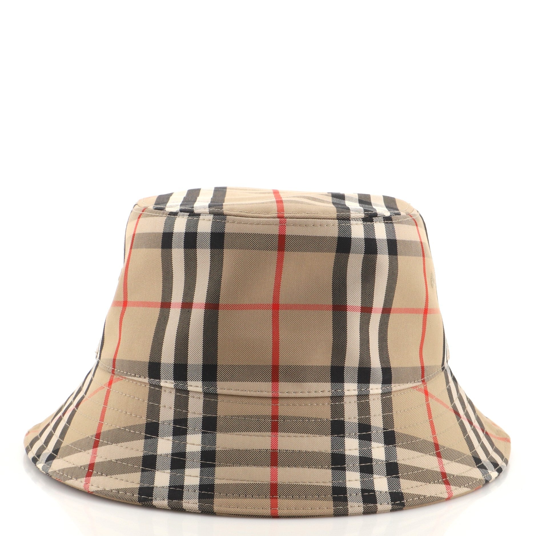 Bucket Hat Vintage Check Canvas XXL