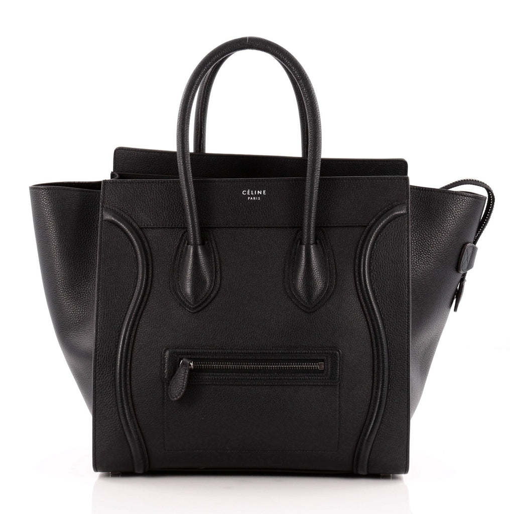 Luggage Handbag Grainy Leather Mini