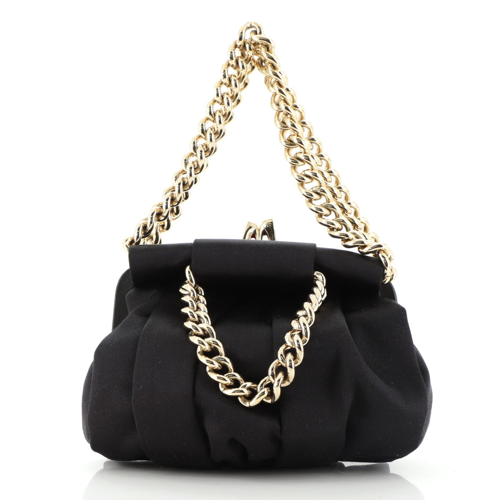 Yoyo Frame Clutch Satin