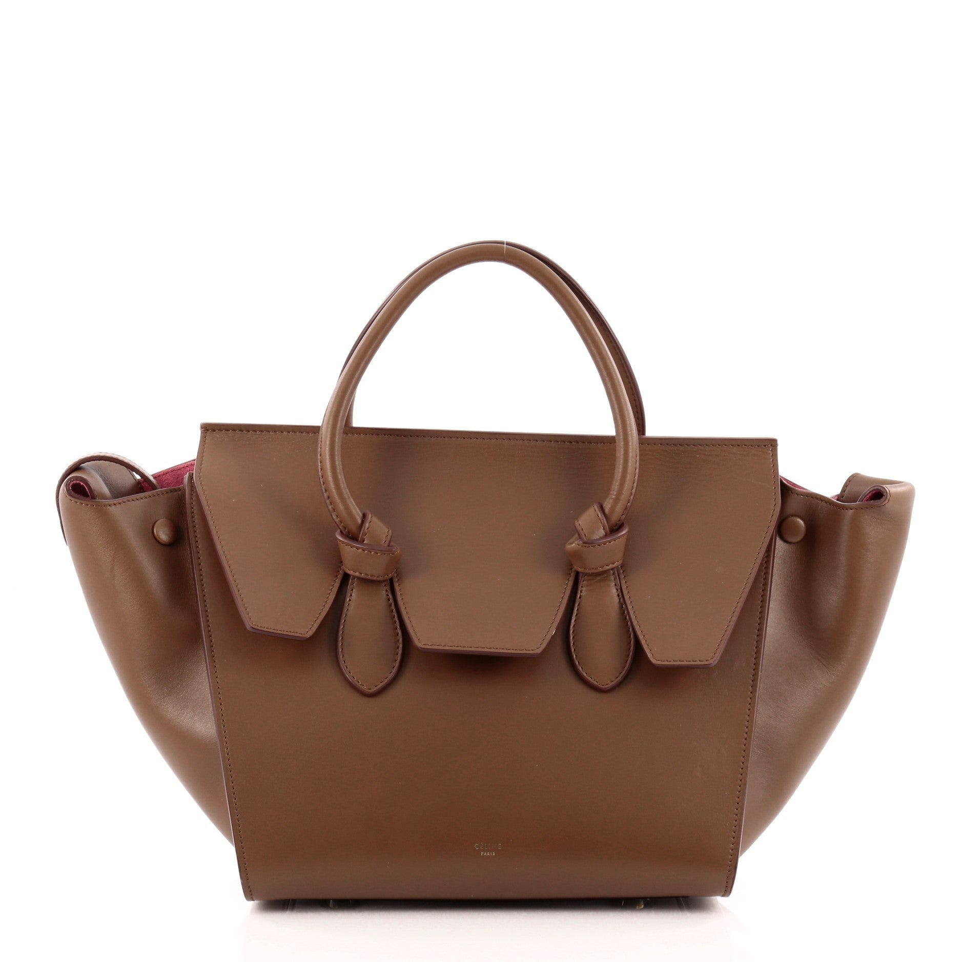 Tie Knot Tote Smooth Leather Mini