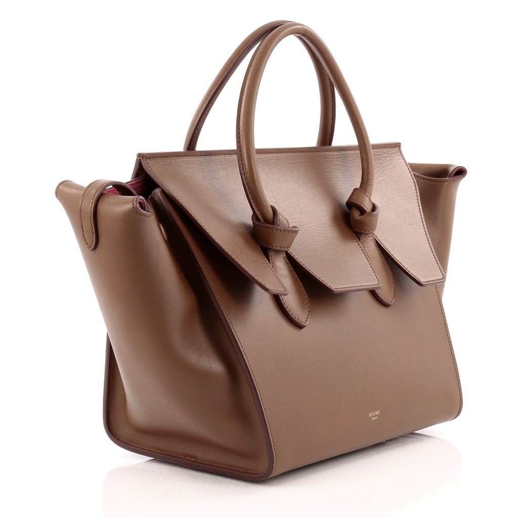 Tie Knot Tote Smooth Leather Mini