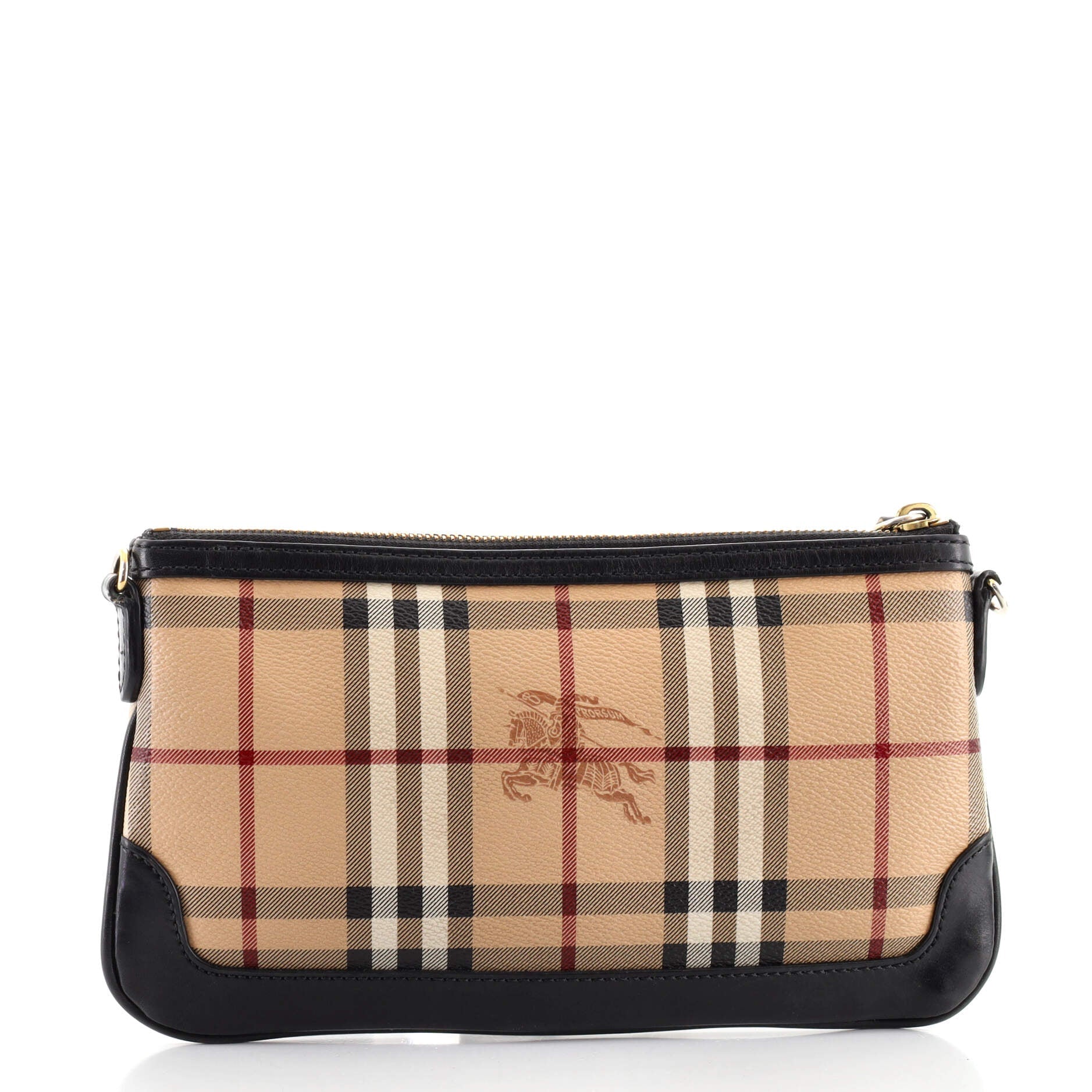 Peyton Crossbody Clutch Haymarket Coated Canvas Small