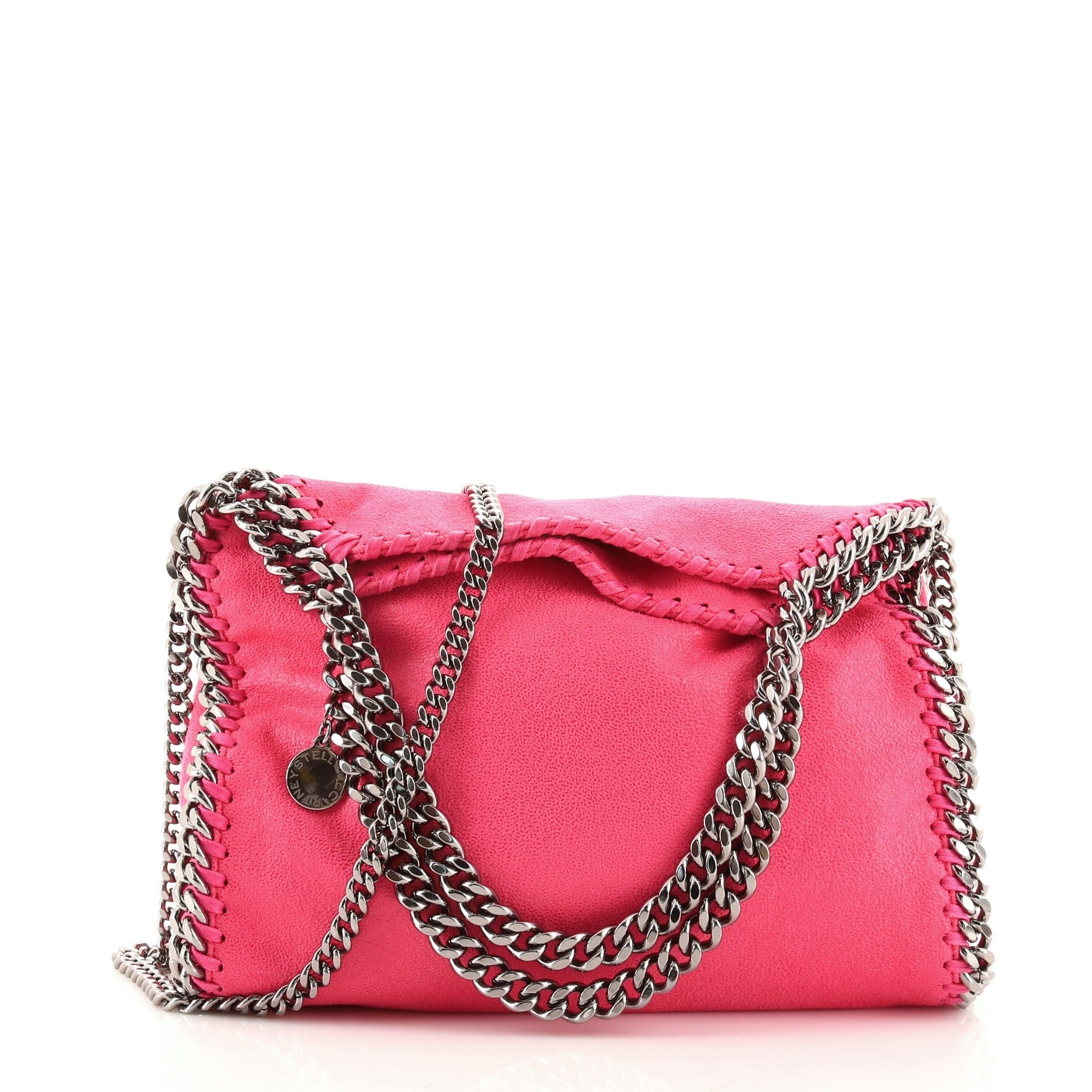 Falabella Fold Over Crossbody Bag Shaggy Deer Mini