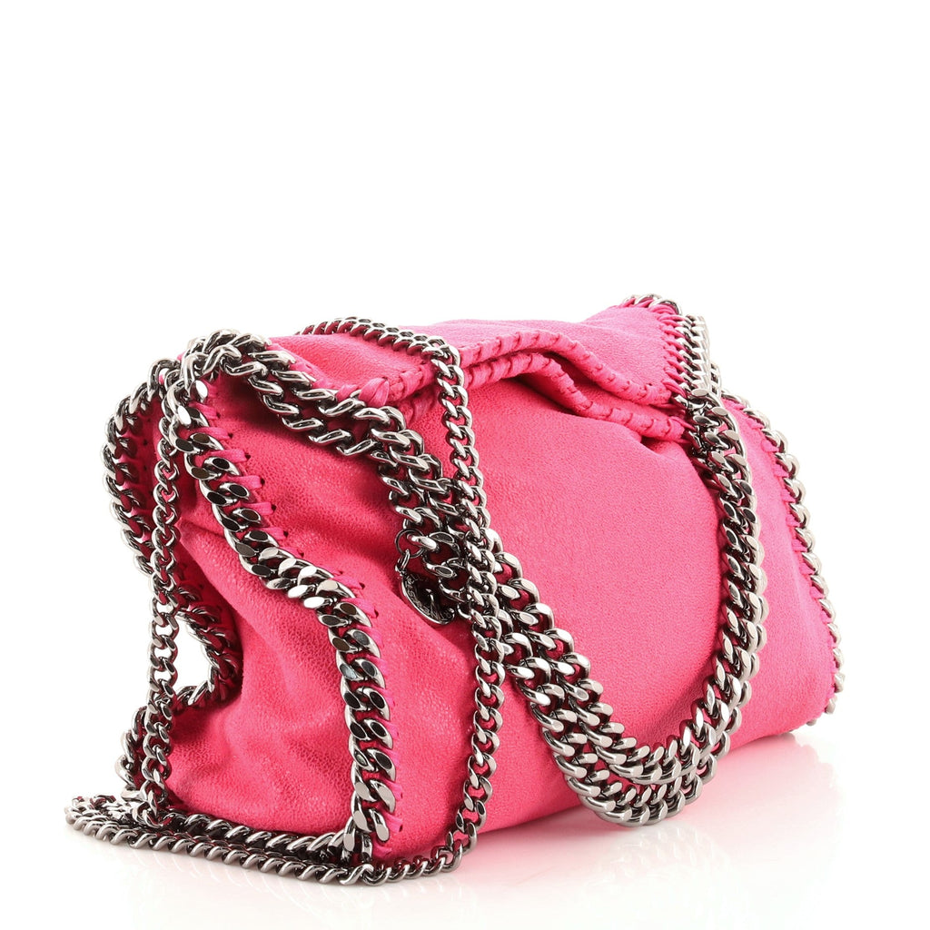 Falabella Fold Over Crossbody Bag Shaggy Deer Mini