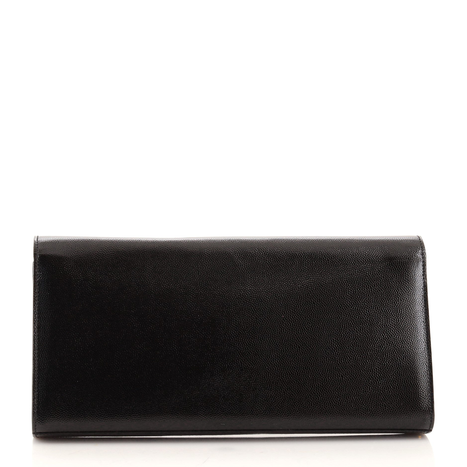 Classic Monogram Clutch Grainy Patent Long