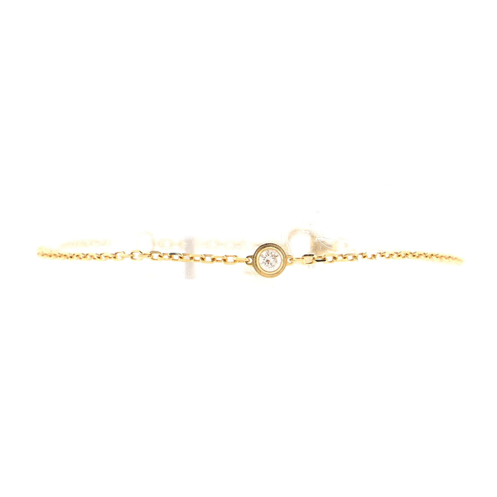 Diamants Legers Bracelet 18K Yellow Gold and Diamond Small