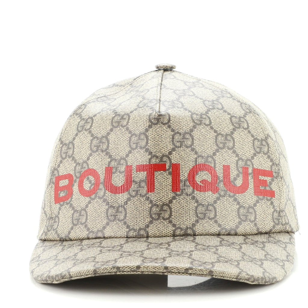 Baseball Cap Printed GG Coated Canvas XXL