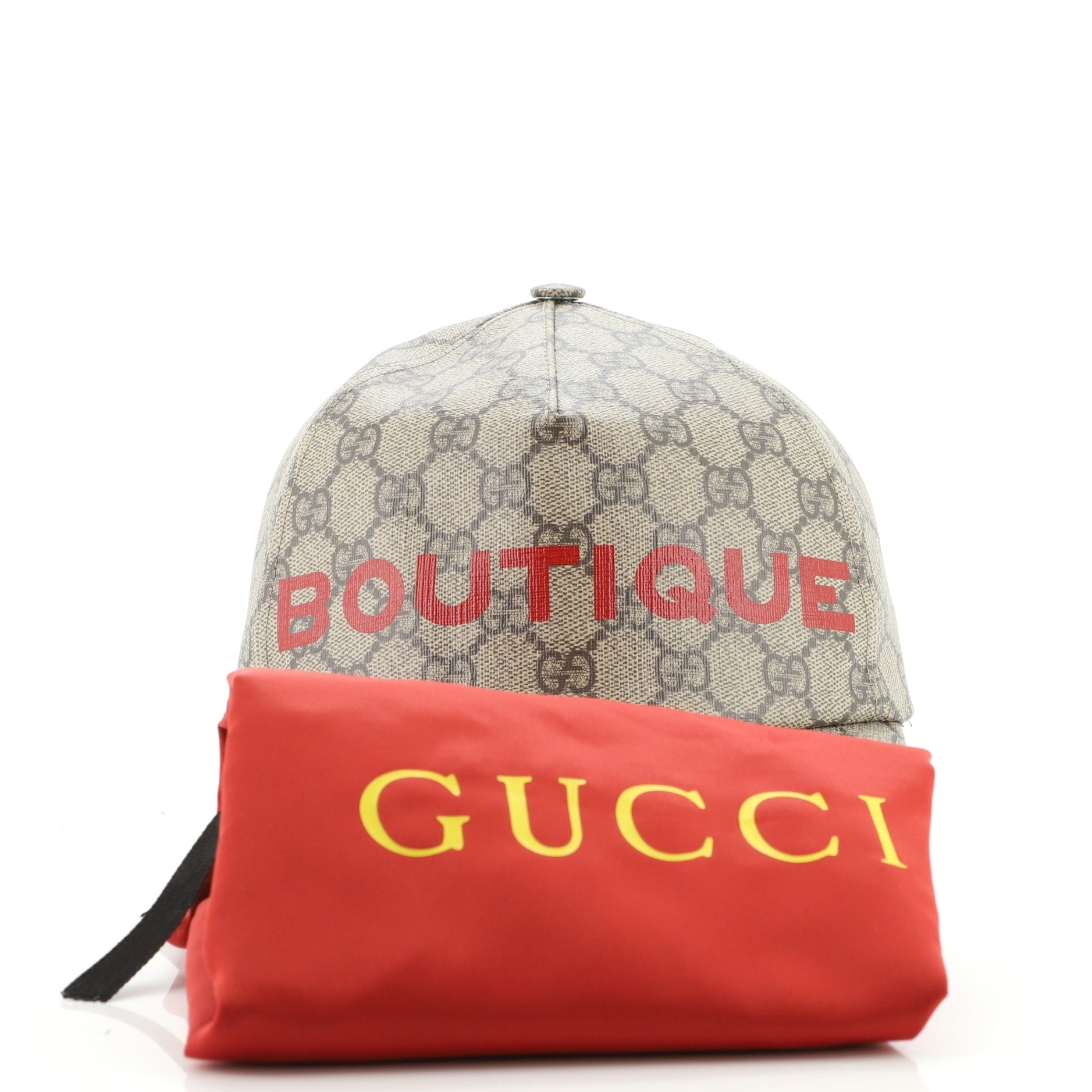 Baseball Cap Printed GG Coated Canvas XXL
