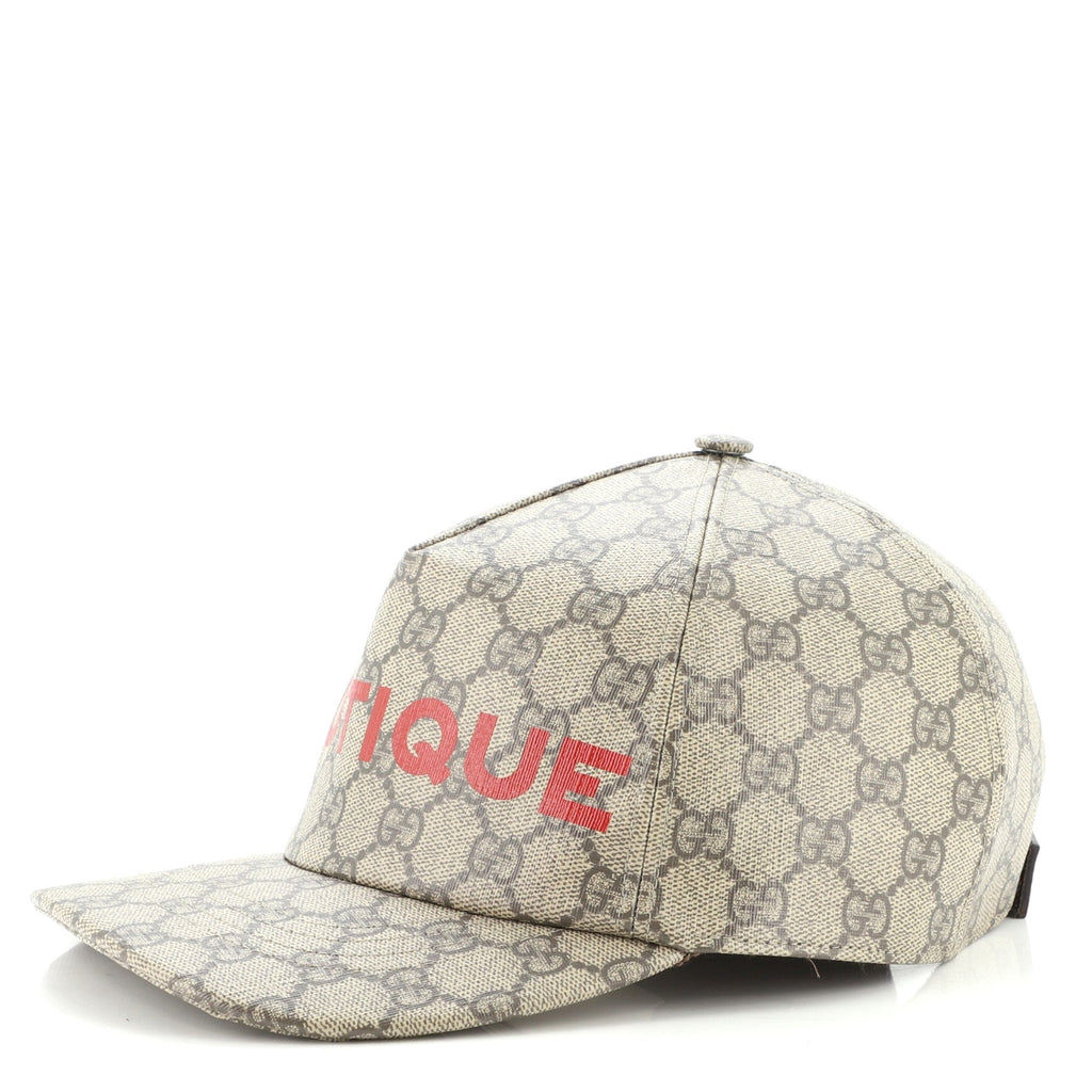 Baseball Cap Printed GG Coated Canvas XXL
