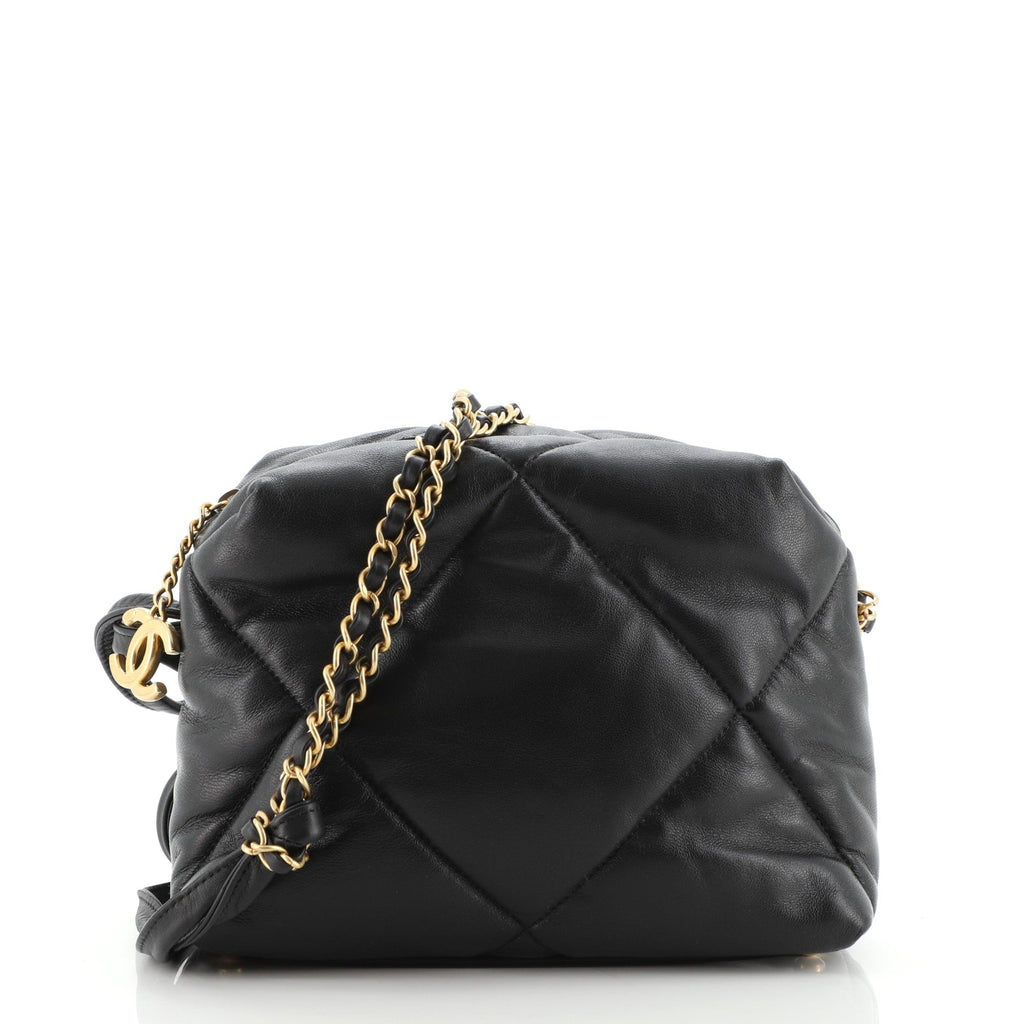 Paris-New York Bowling Bag Quilted Lambskin Mini