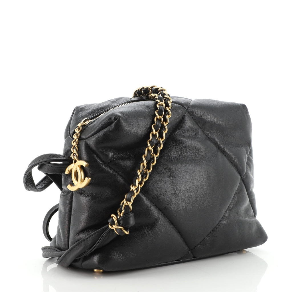 Paris-New York Bowling Bag Quilted Lambskin Mini