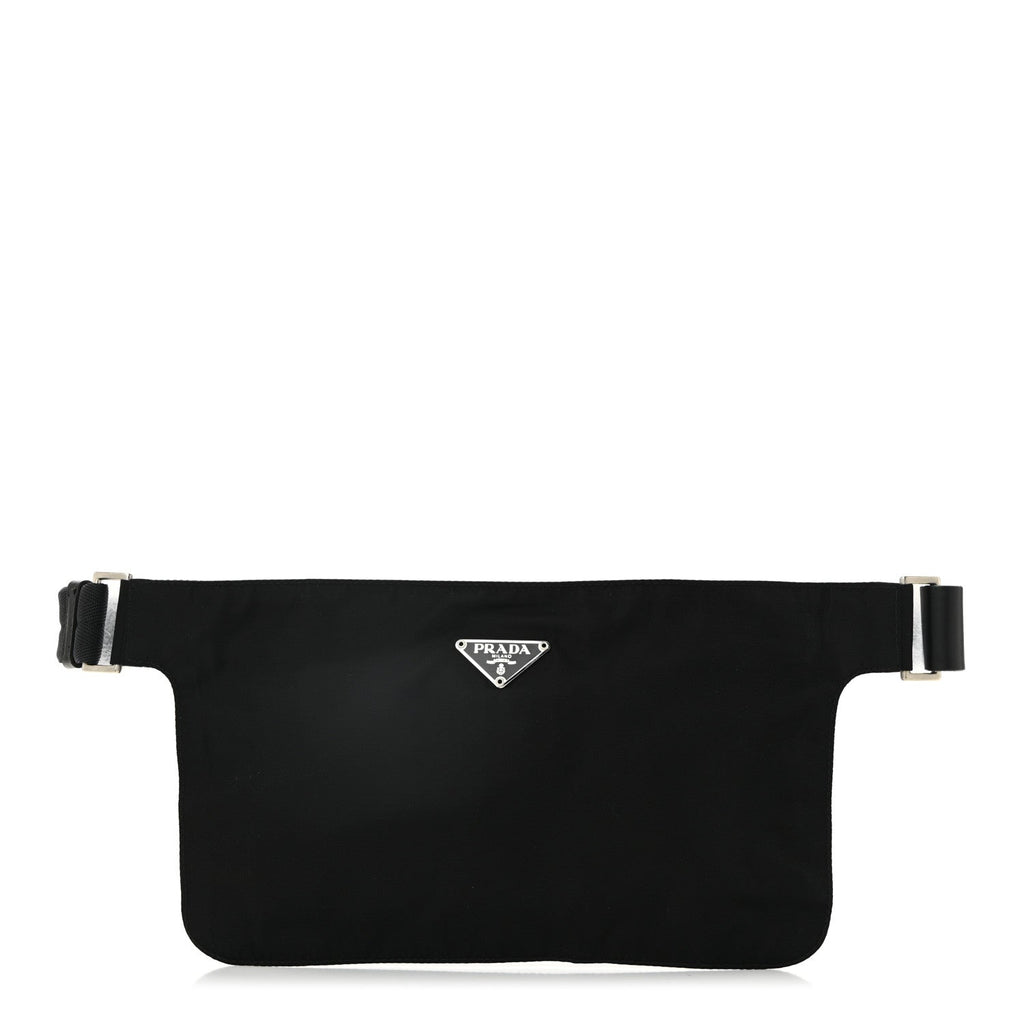 Tessuto Nylon Montagna Belt Bag Black