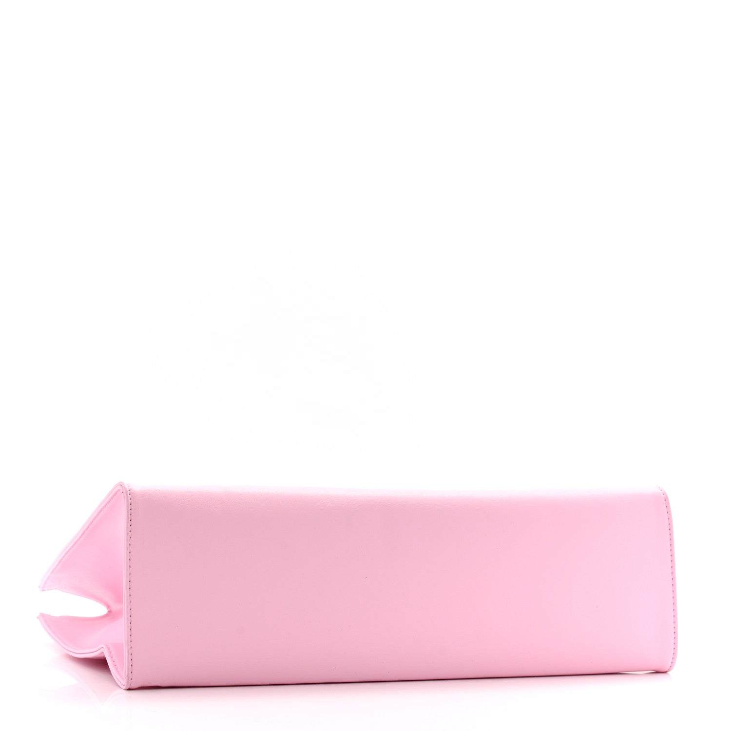 Vegan Leather Medium Shopping Bag Bubblegum