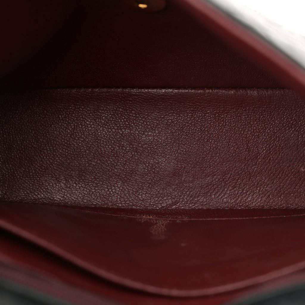 Lambskin Quilted Mini Square Flap Black