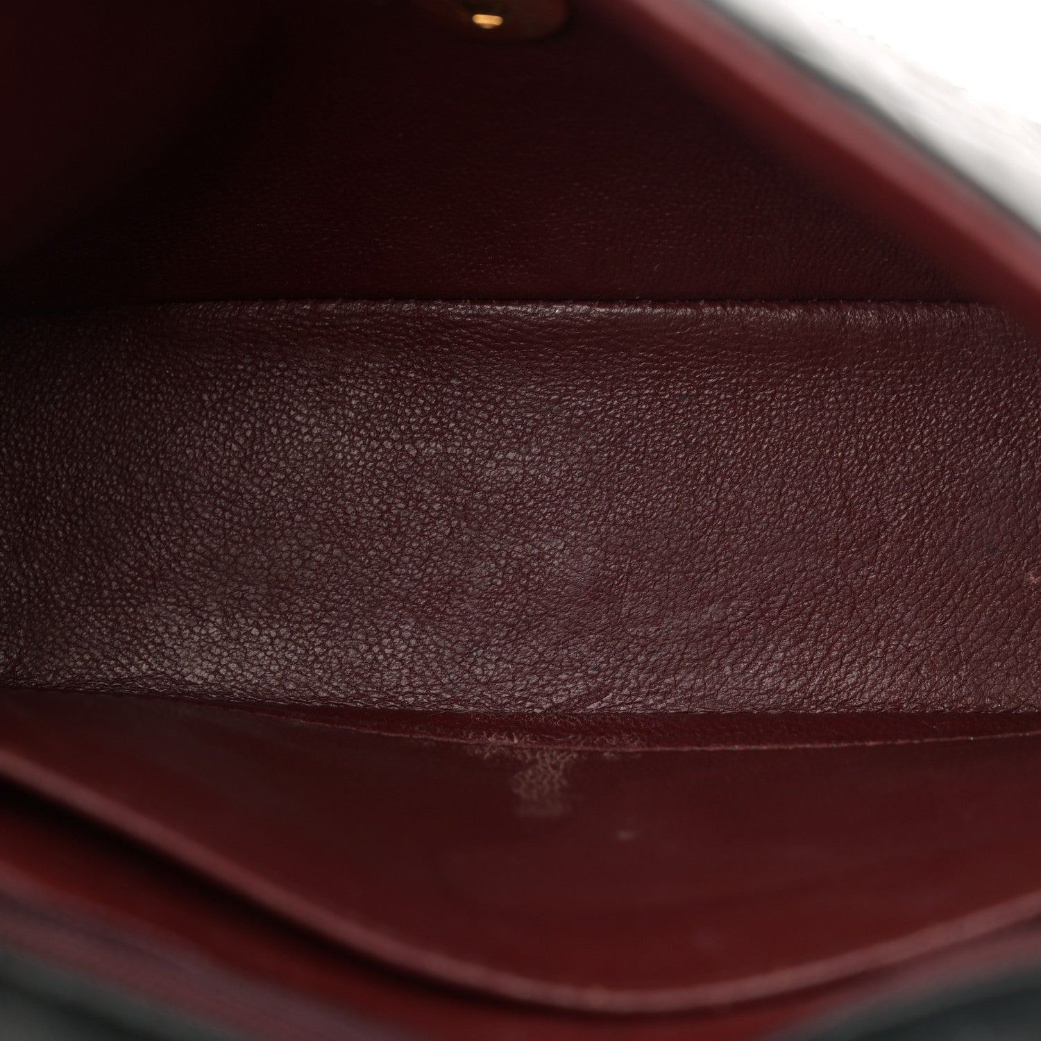 Lambskin Quilted Mini Square Flap Black