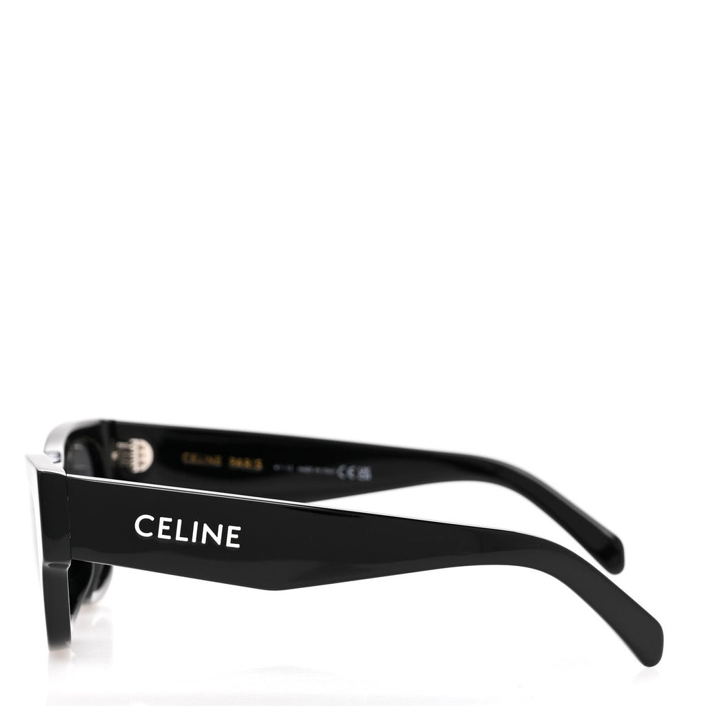 Acetate Cat Eye Sunglasses CL40197U Black