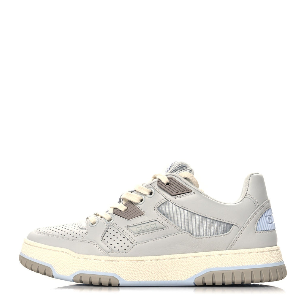 Calfskin Perforated Sneakers 36 Smoky Grey