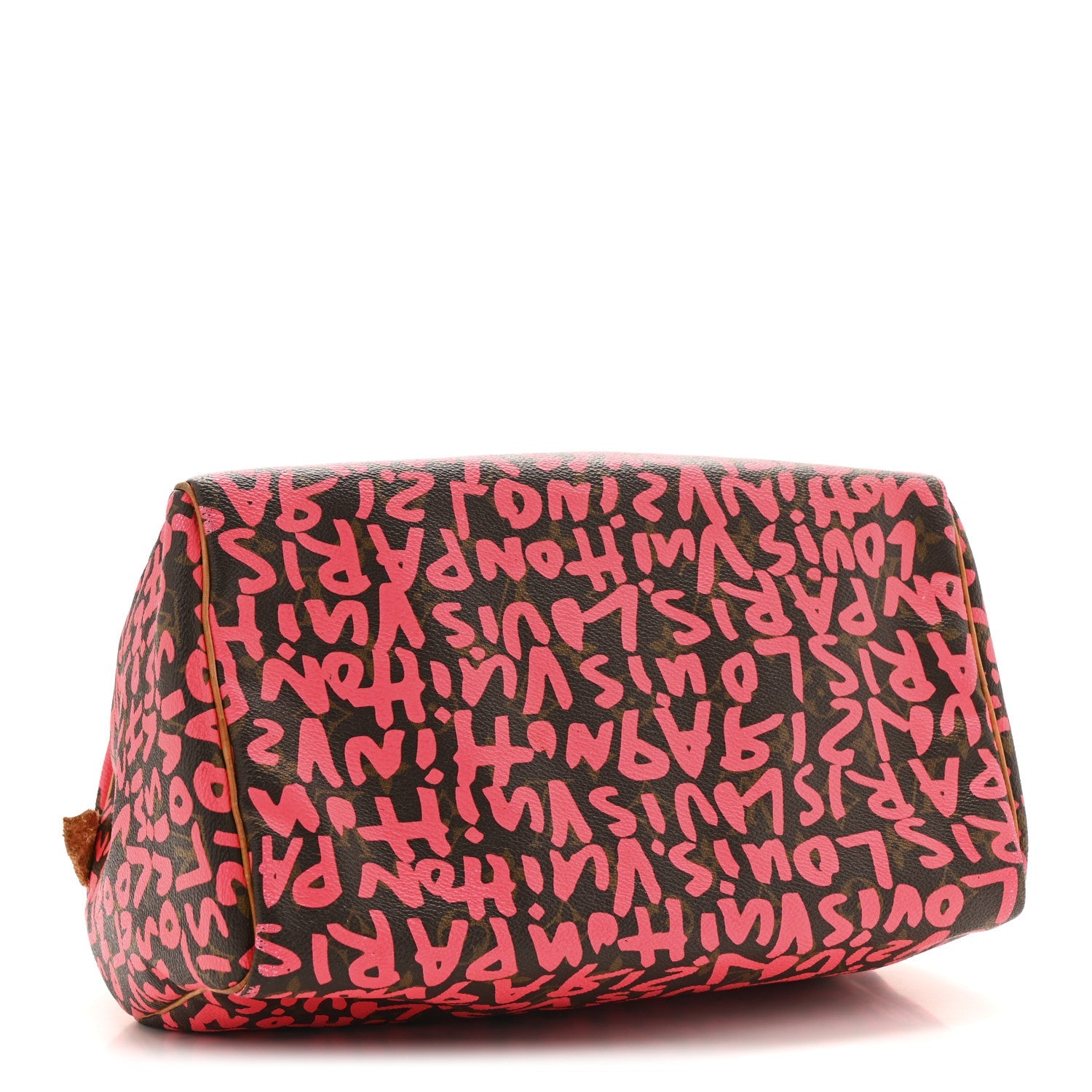 Monogram Graffiti Speedy 30 Fuchsia